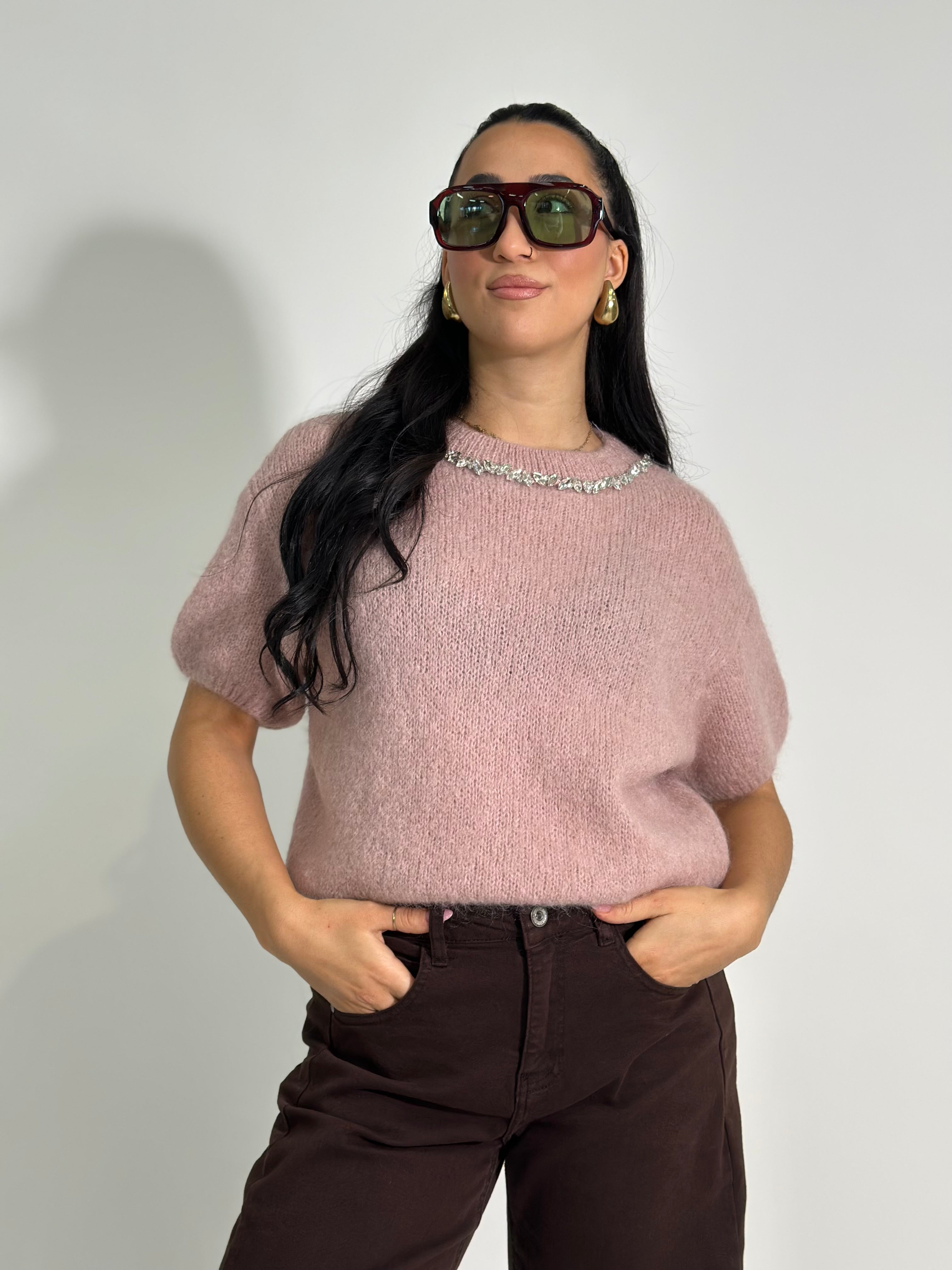 Maglia cristalli 3802