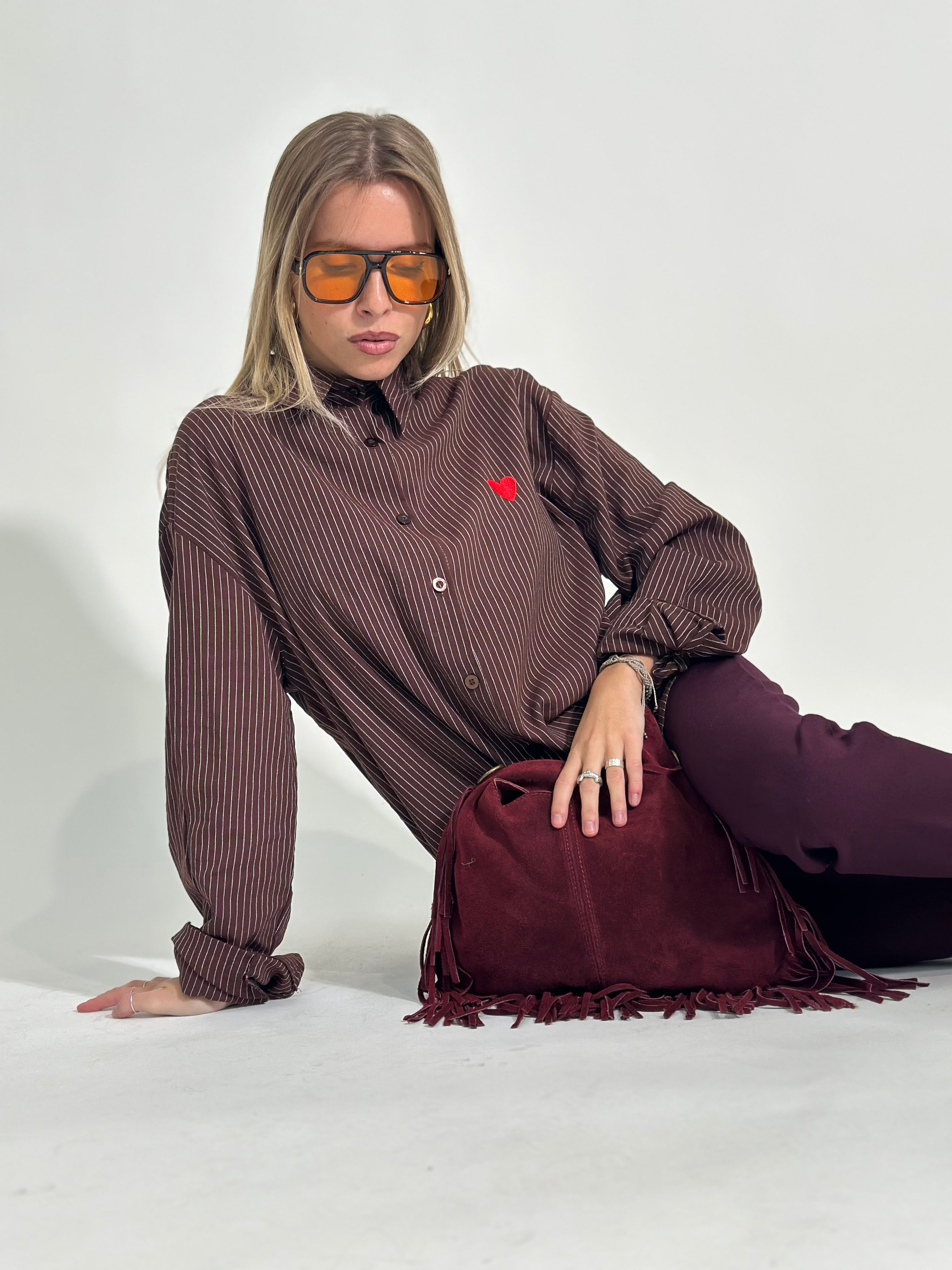 Camicia cuore 2485 MORO