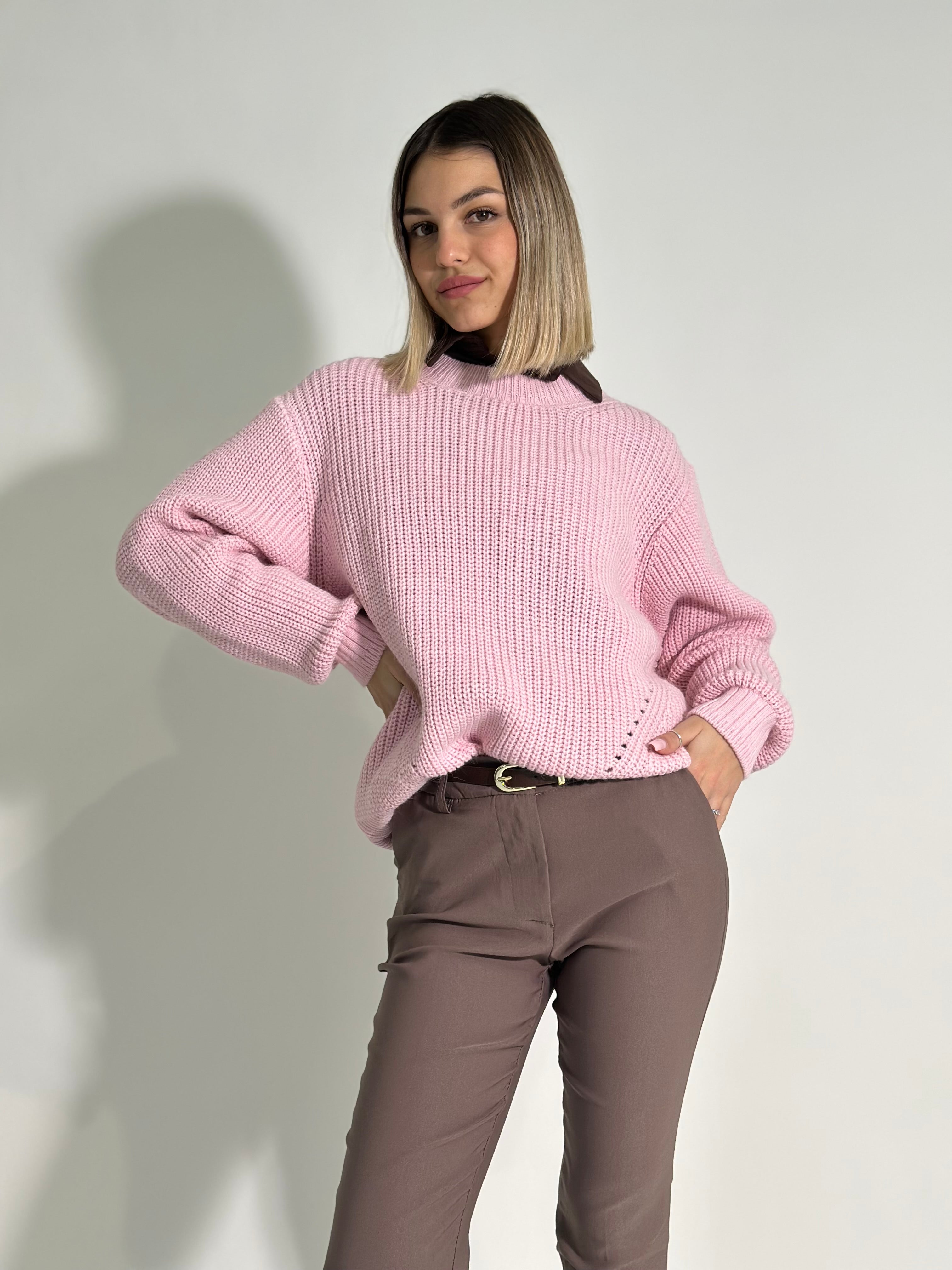 Maglia coste inglese 0088 ROSA