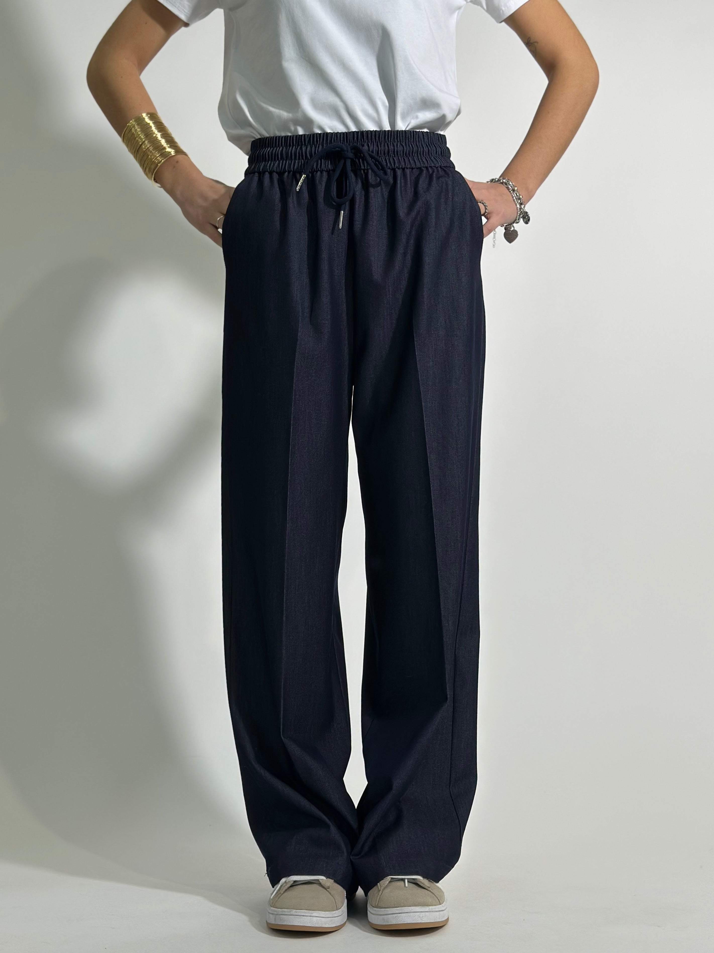 Panta coulisse denim 727