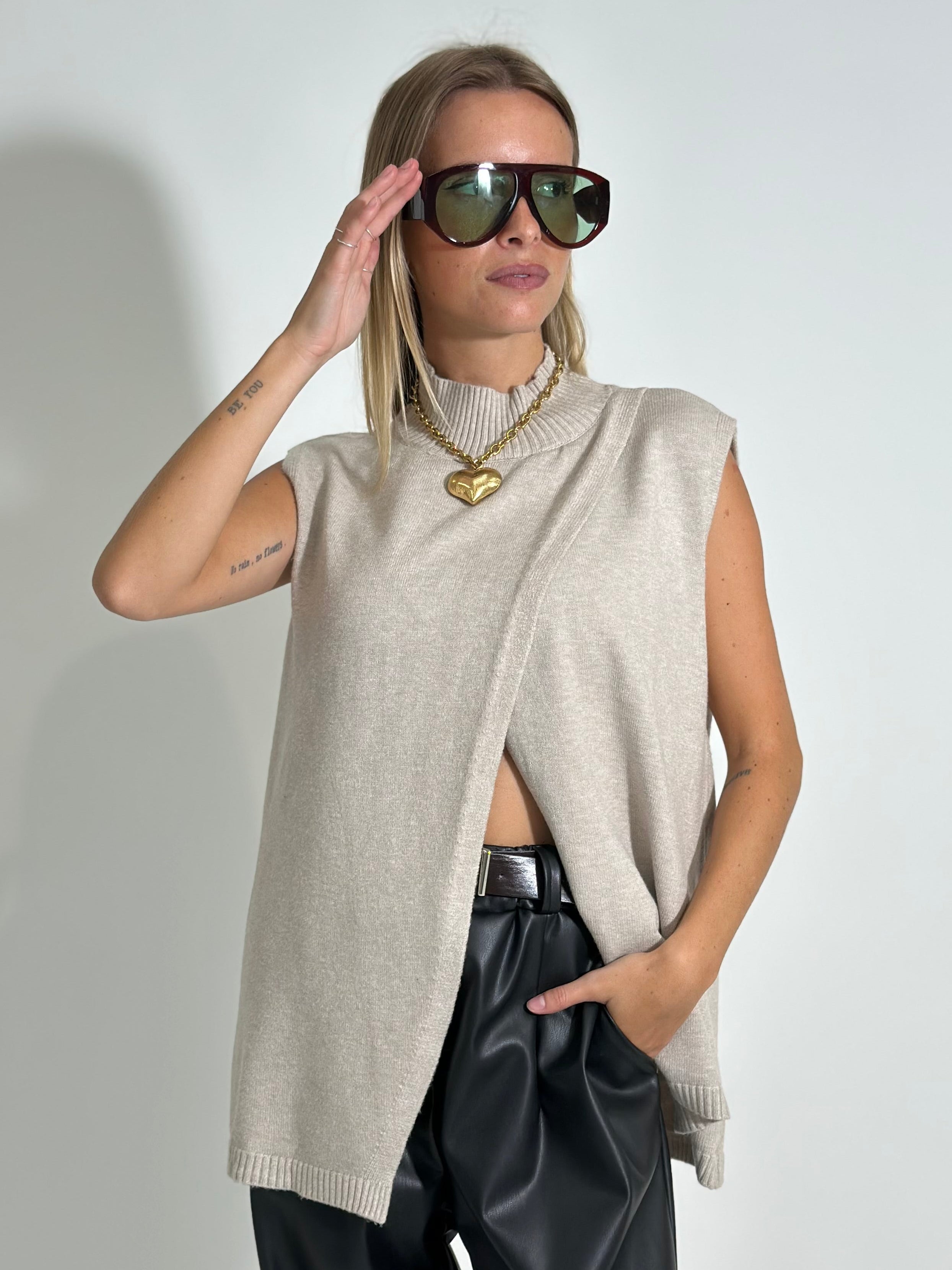 Gilet ZS5373 ECRÙ