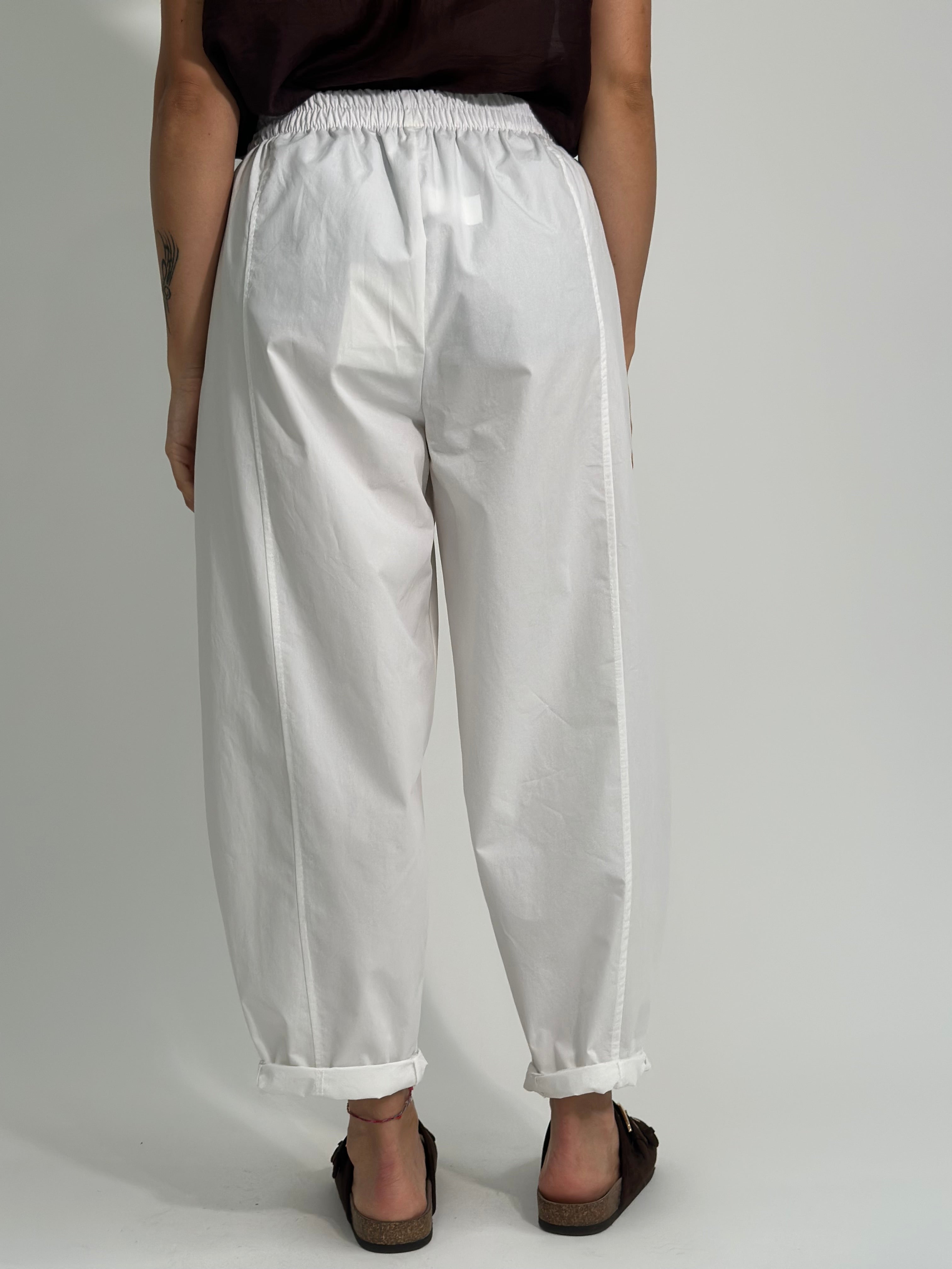 Pantalone baloon 83206 BIANCO