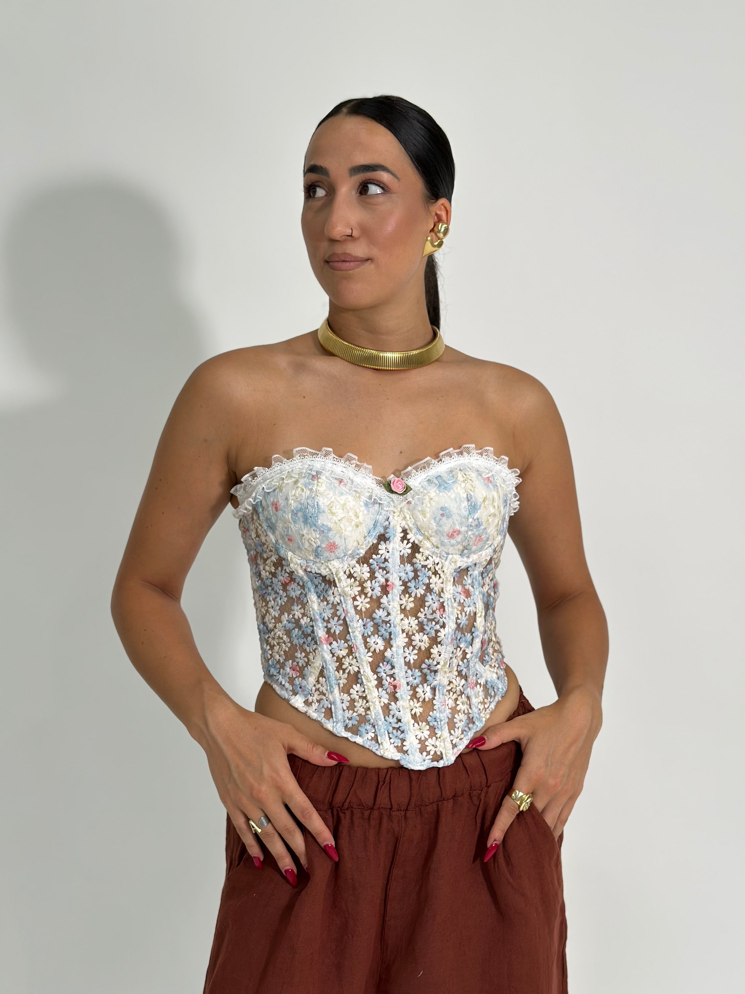 Corsetto rose 6008
