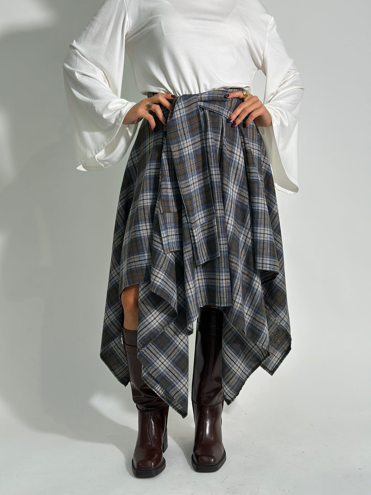 Gonna camicia longuette 8086