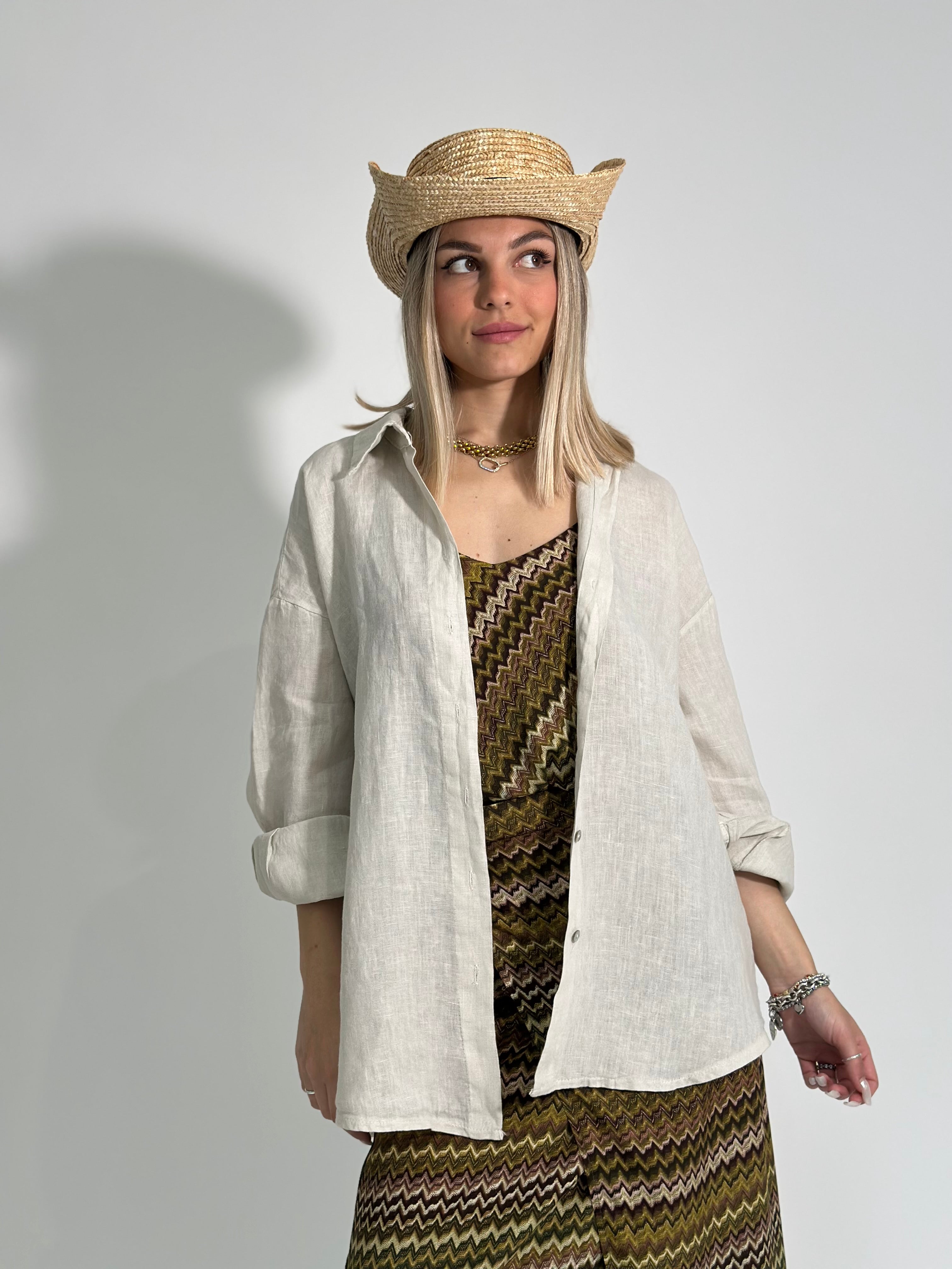 Camicia lino 10707