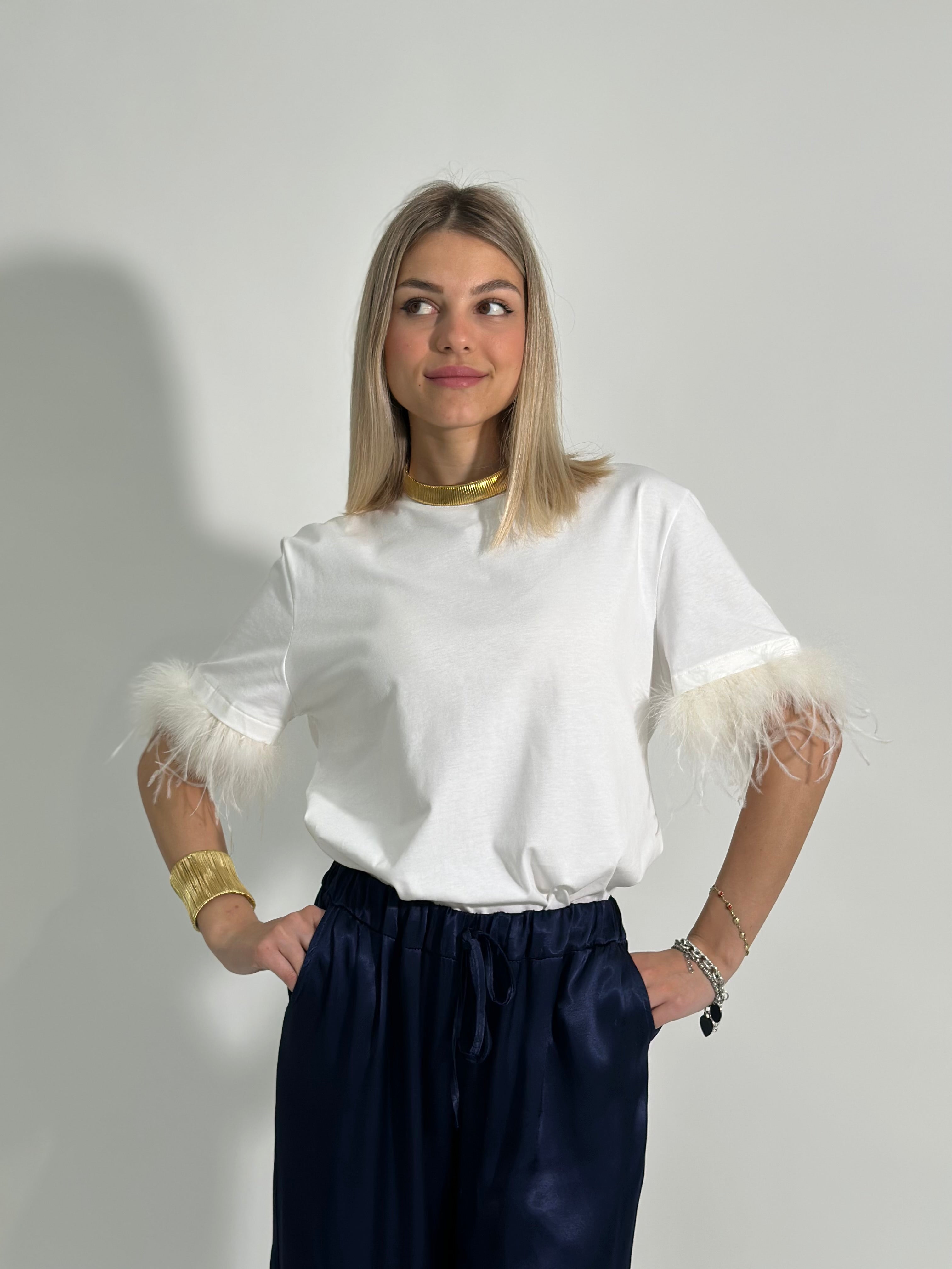 Maglia piume 3927