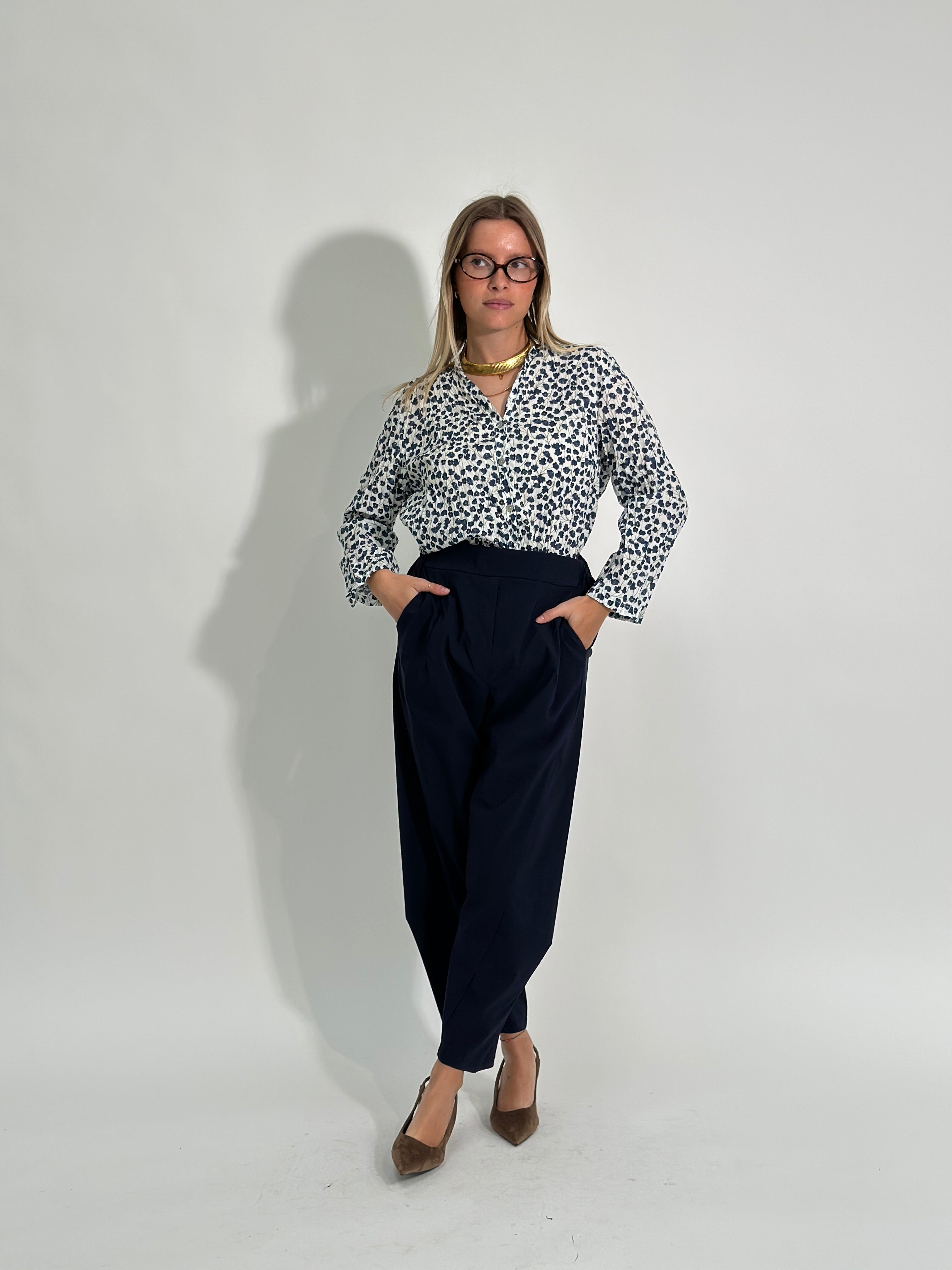 Pantalone bengalina 2641 BLU