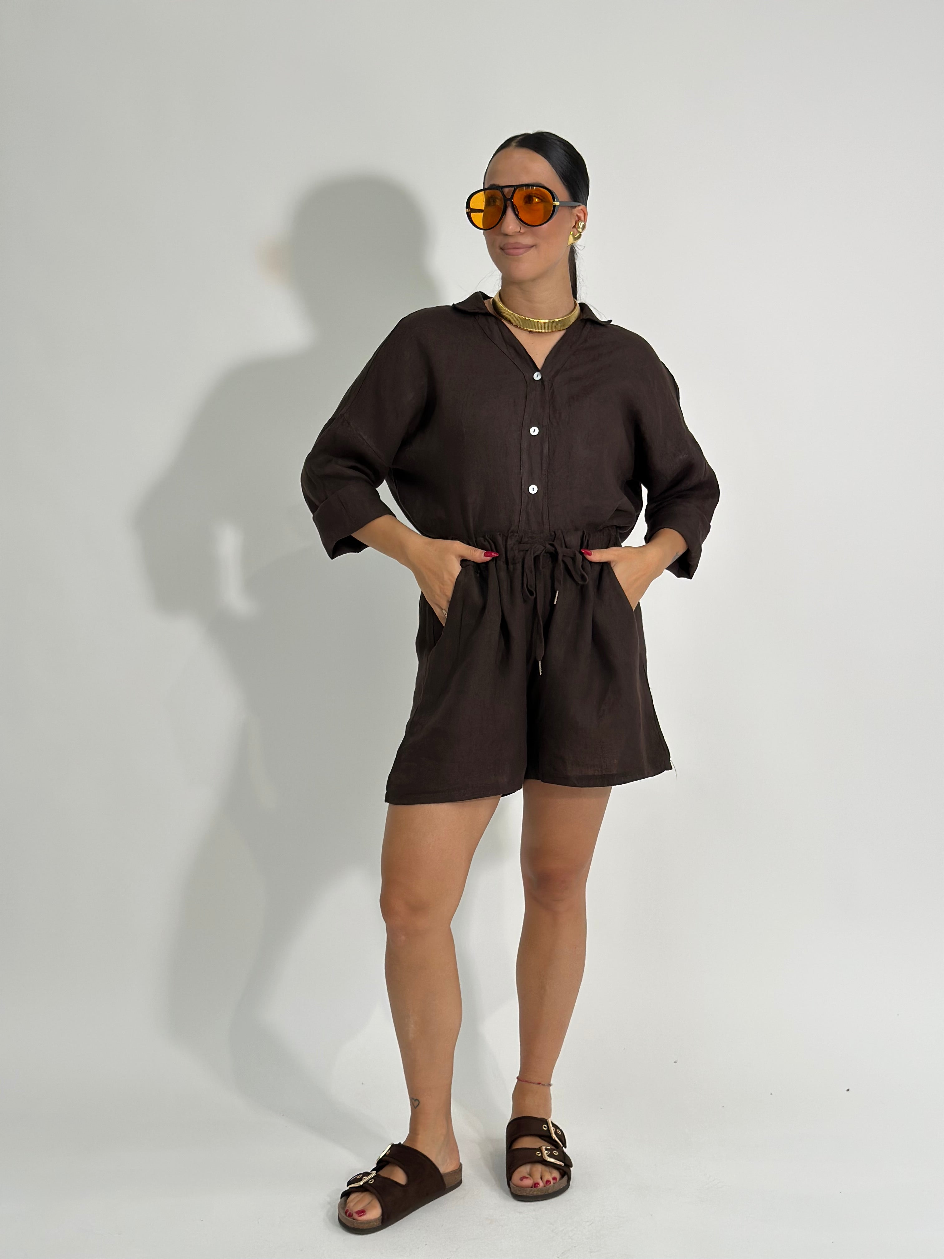 Camicia lino over 89303