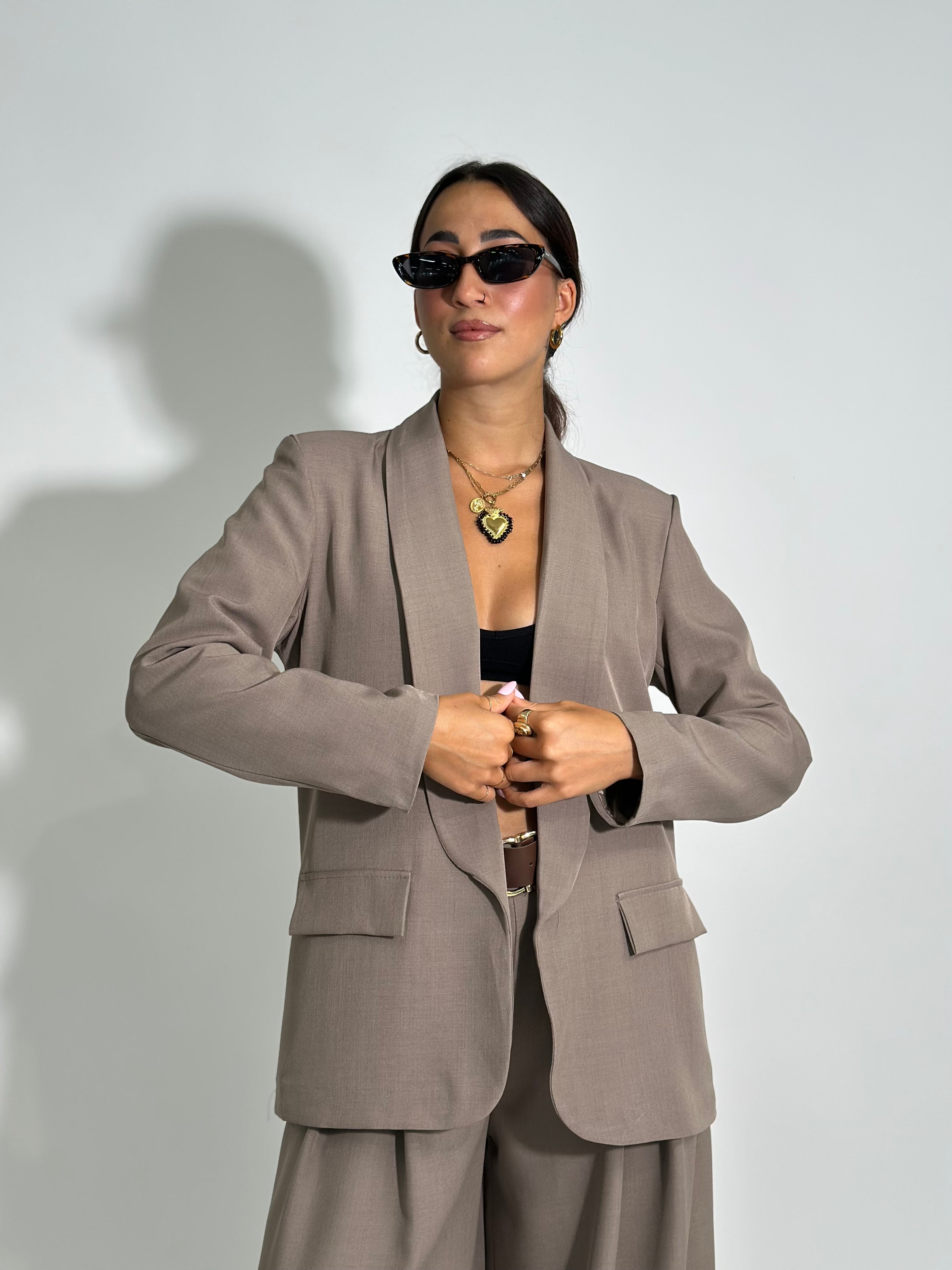 Giacca reverse 25433 TAUPE