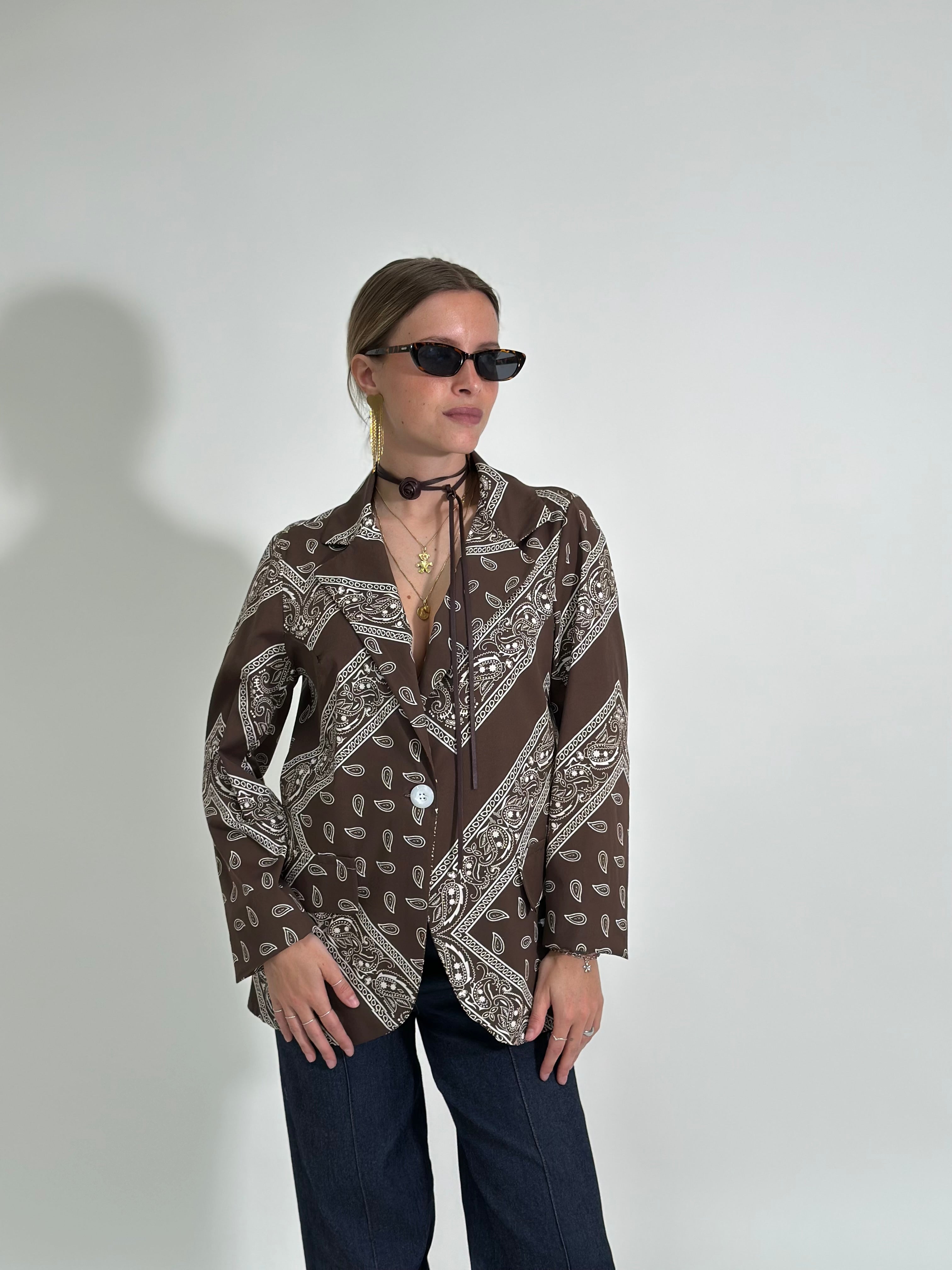 Giacca Bandana 25175 CAFFE