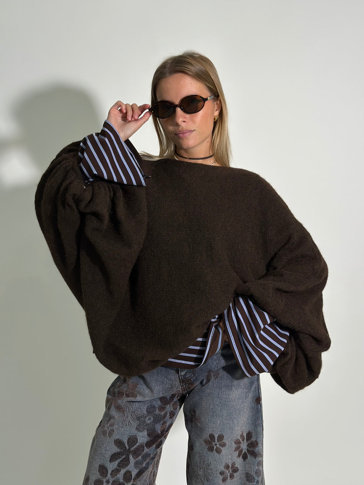 Maglia poncho A132 MORO