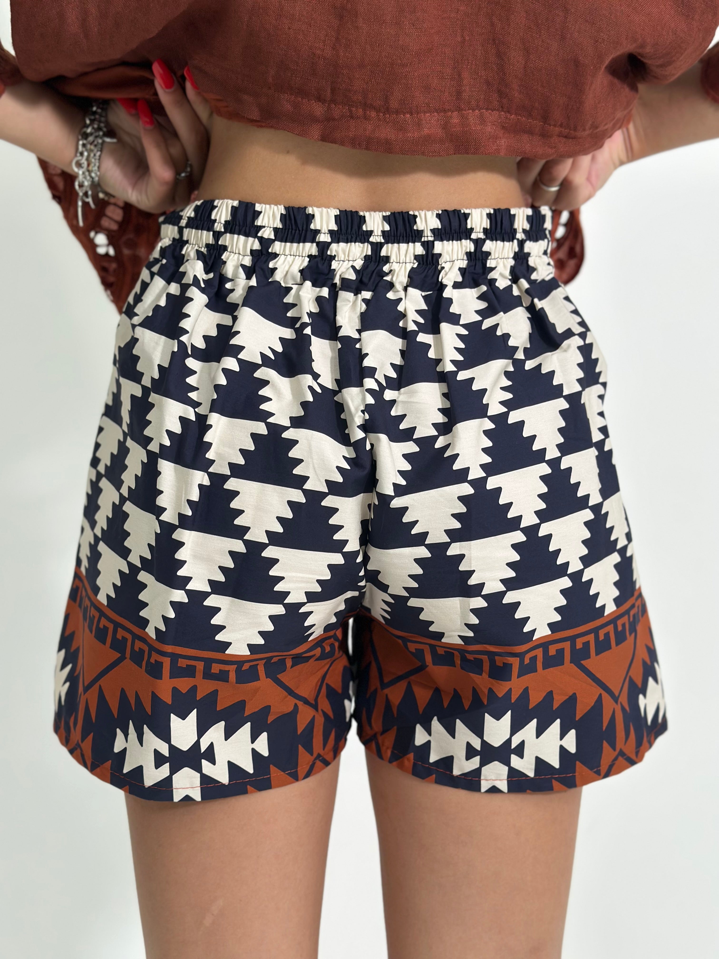 Shorts Sahara 7428 BLU