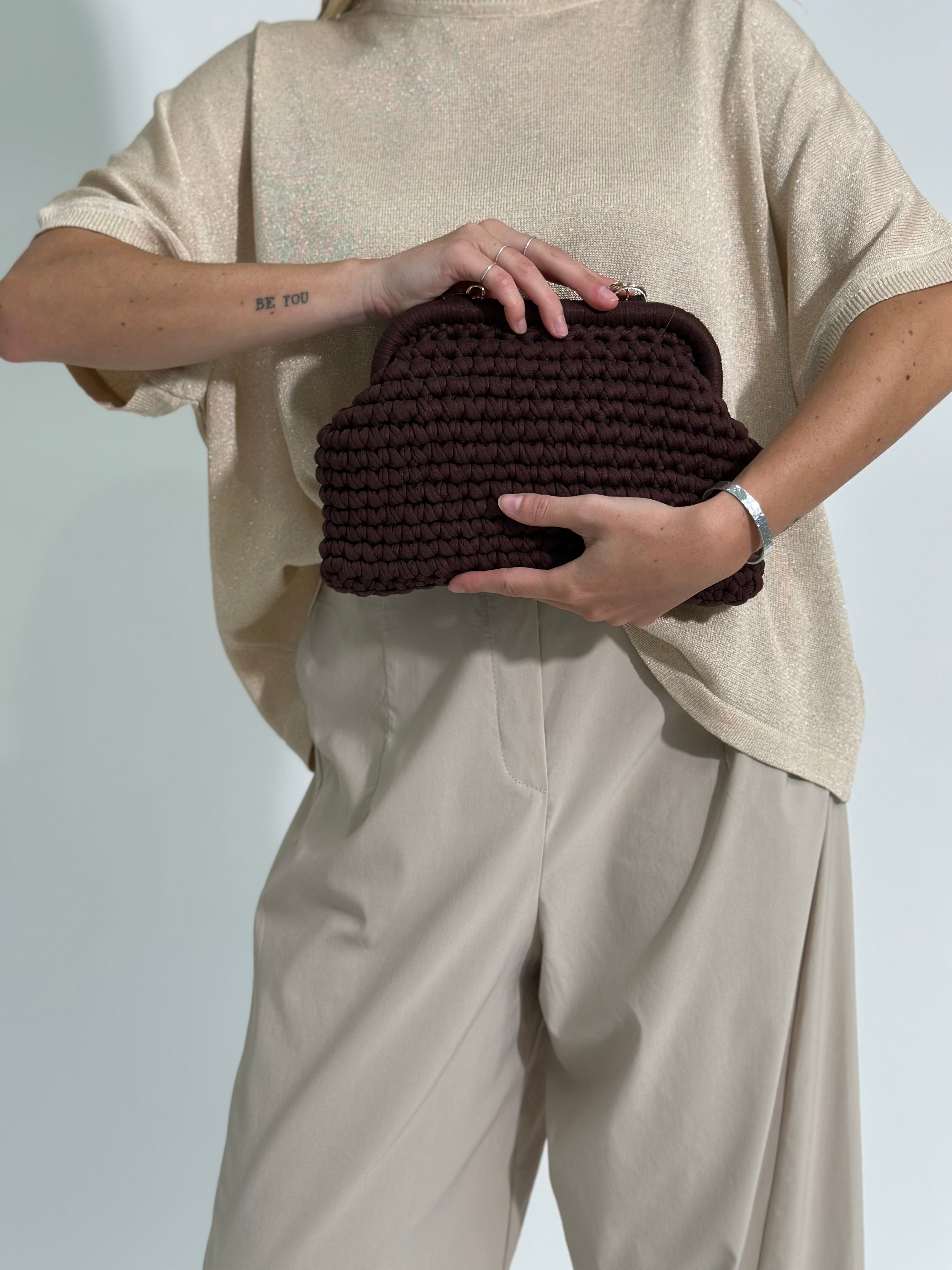 Borsa clutch 2657 MORO