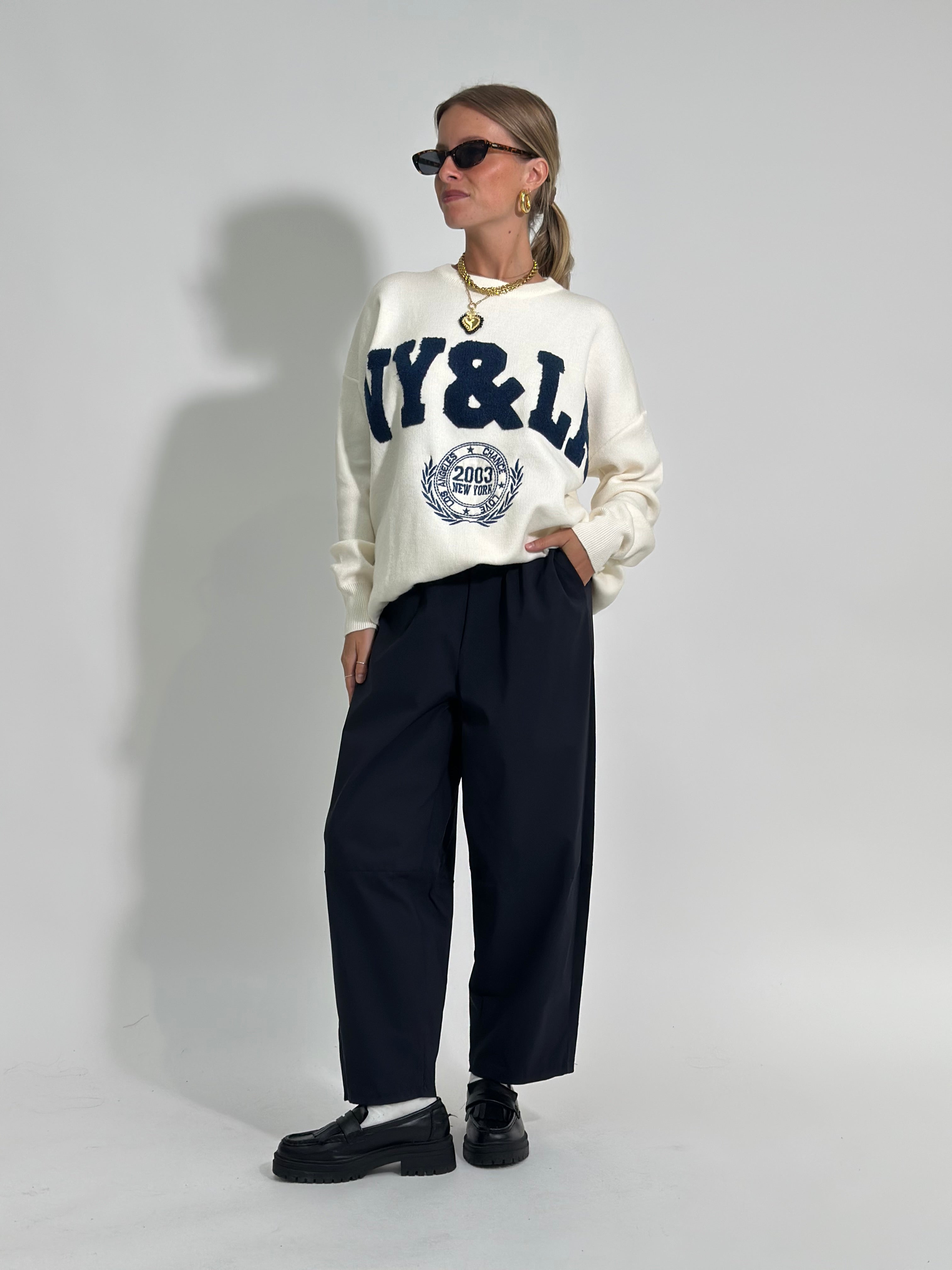 Pantalone Baloon 4668 BLU