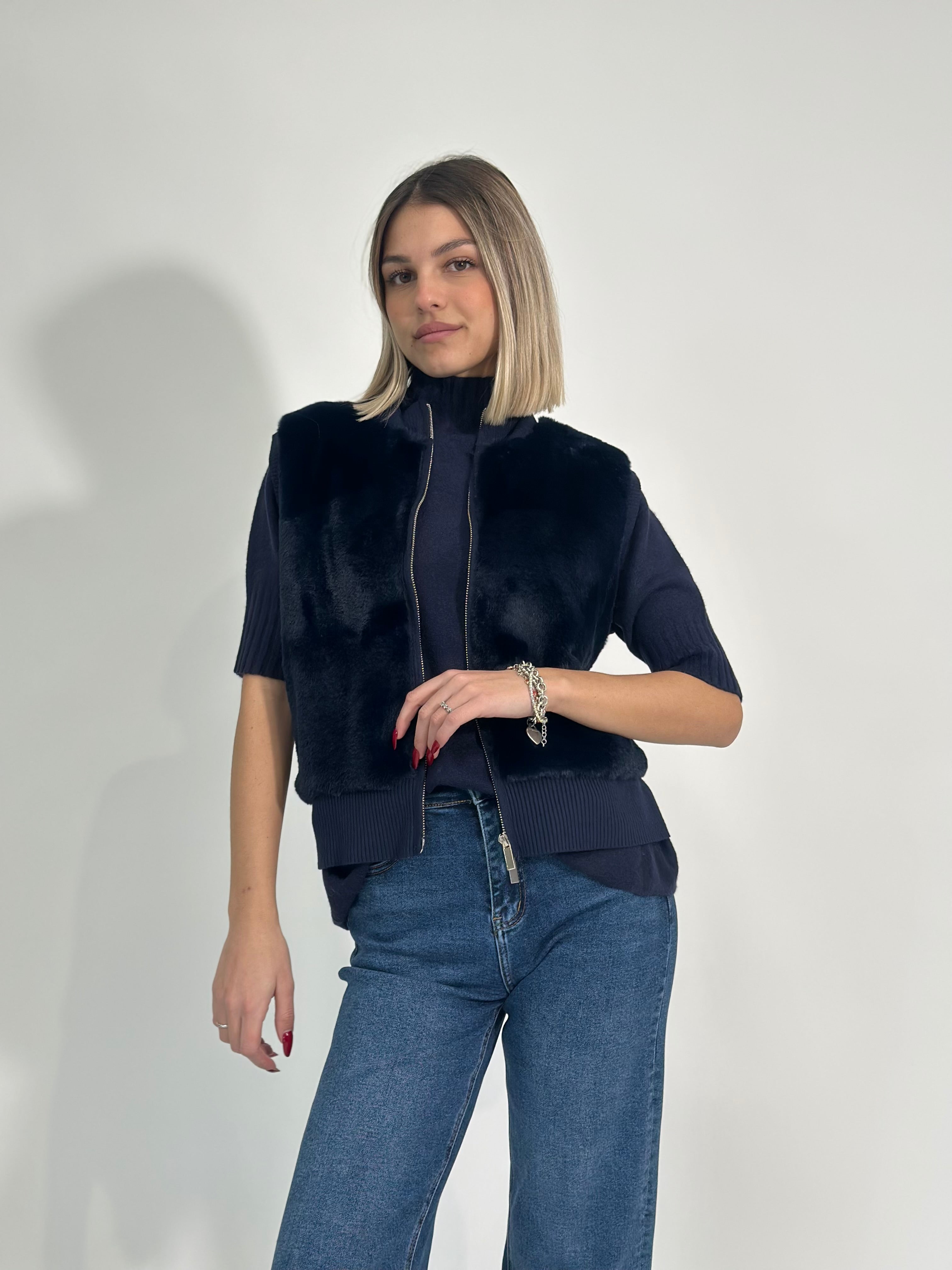 Gilet pelliccia E236