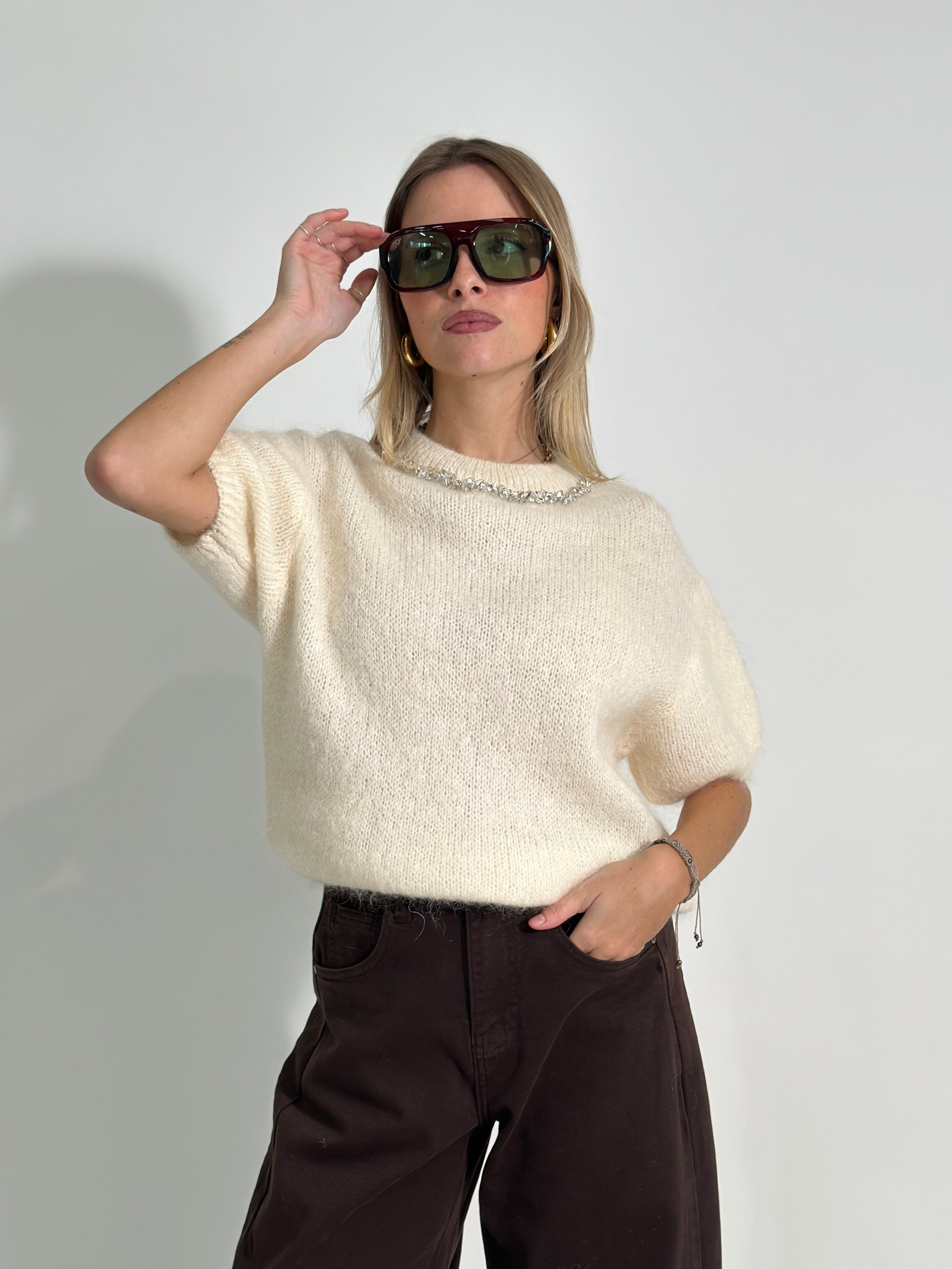 Maglia cristalli 3802