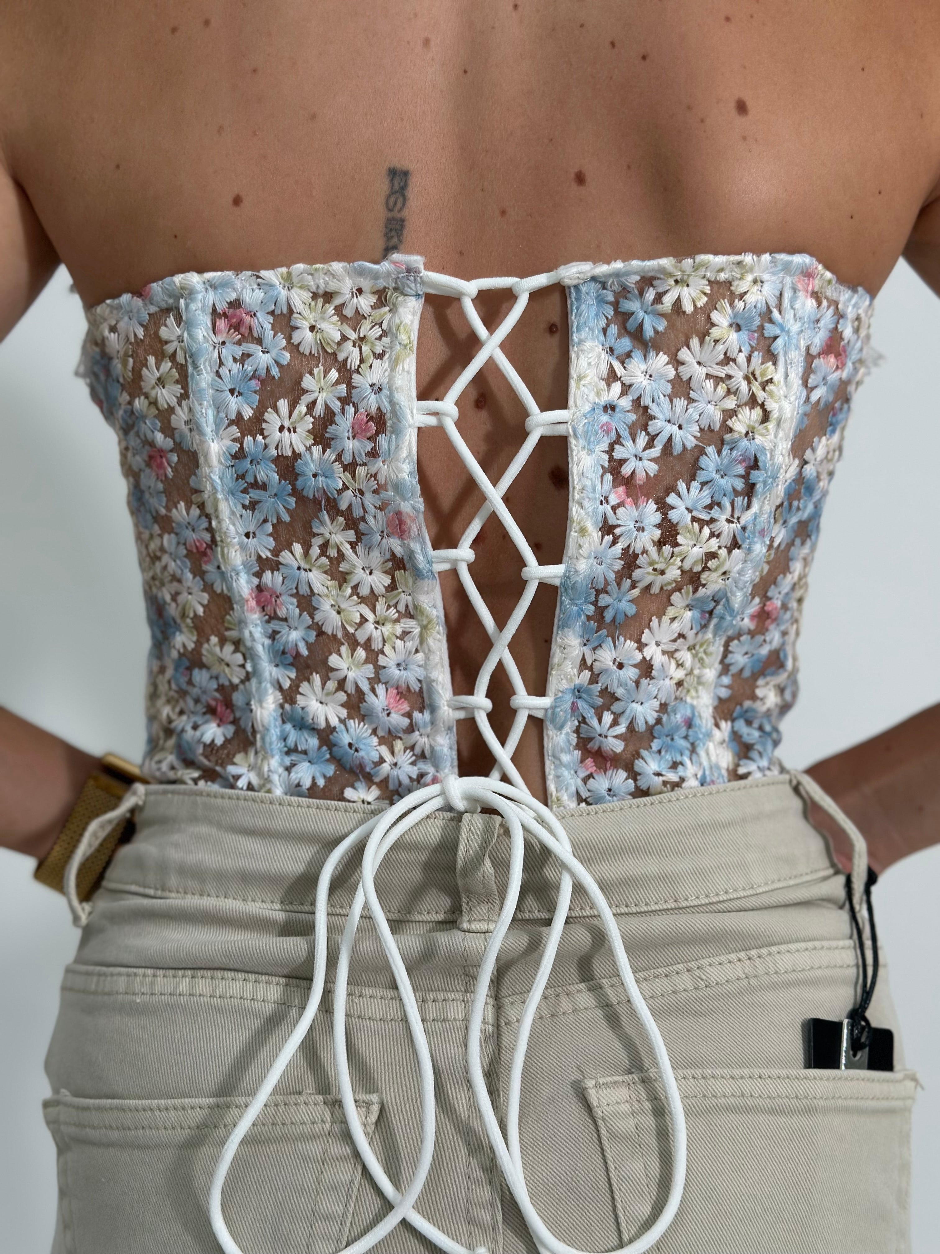 Corsetto rose 6008