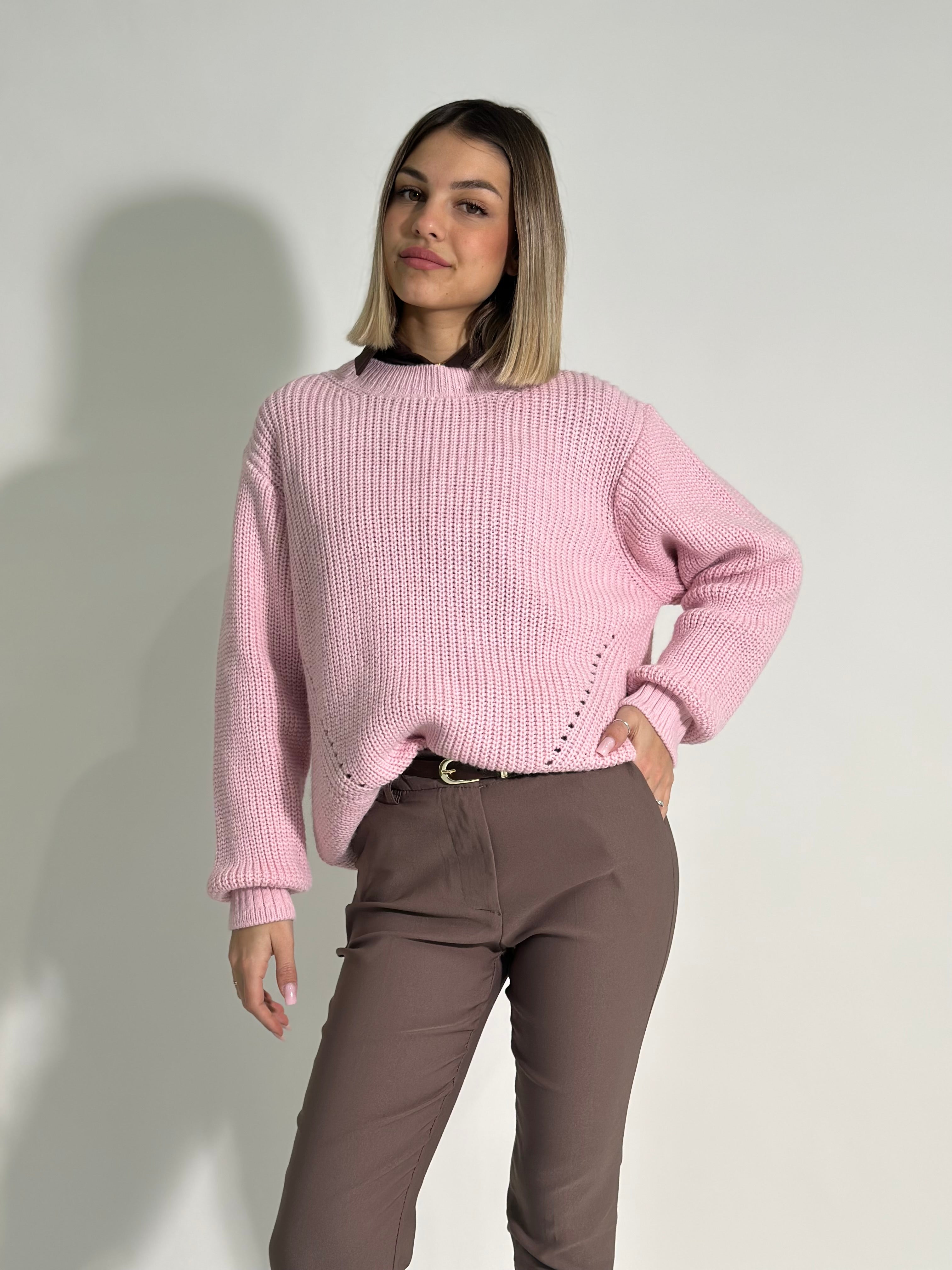 Maglia coste inglese 0088 ROSA