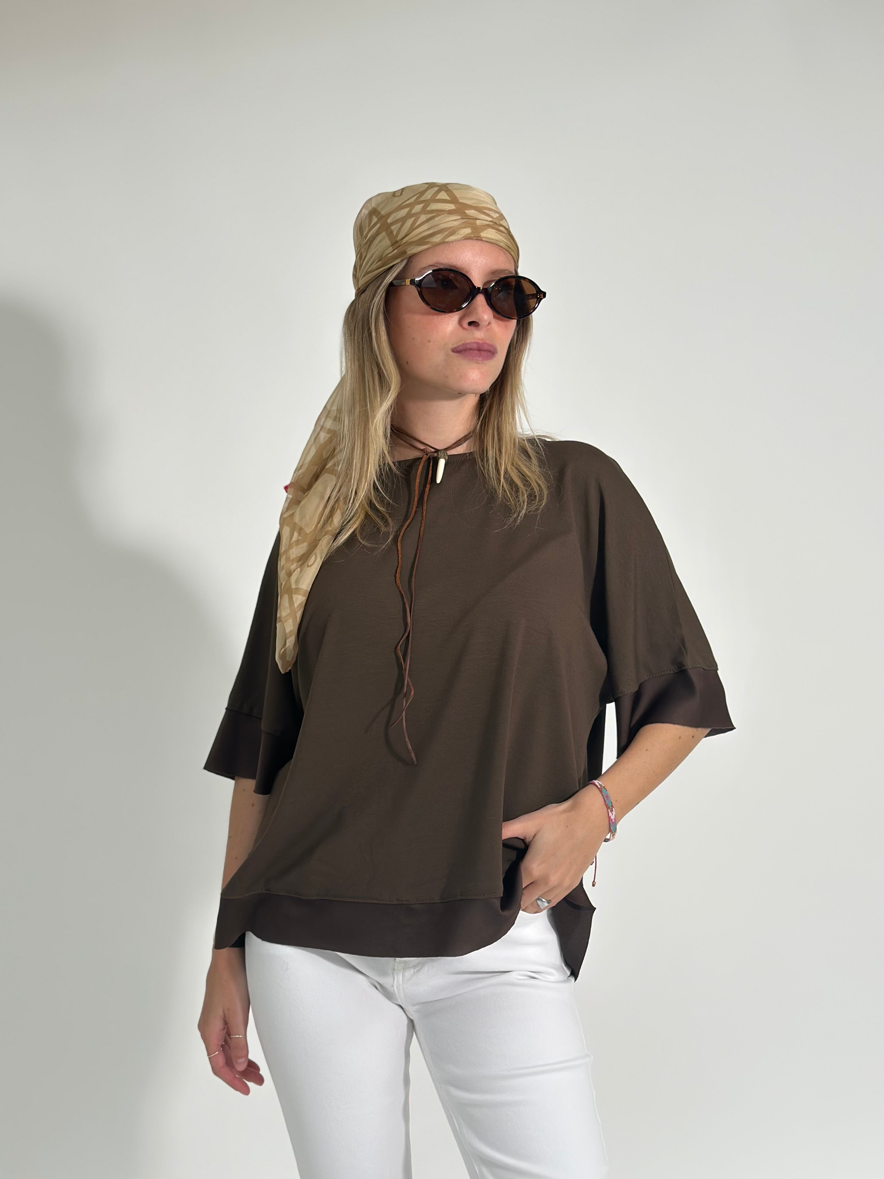 Maglia profilo raso 26564 CAFFE