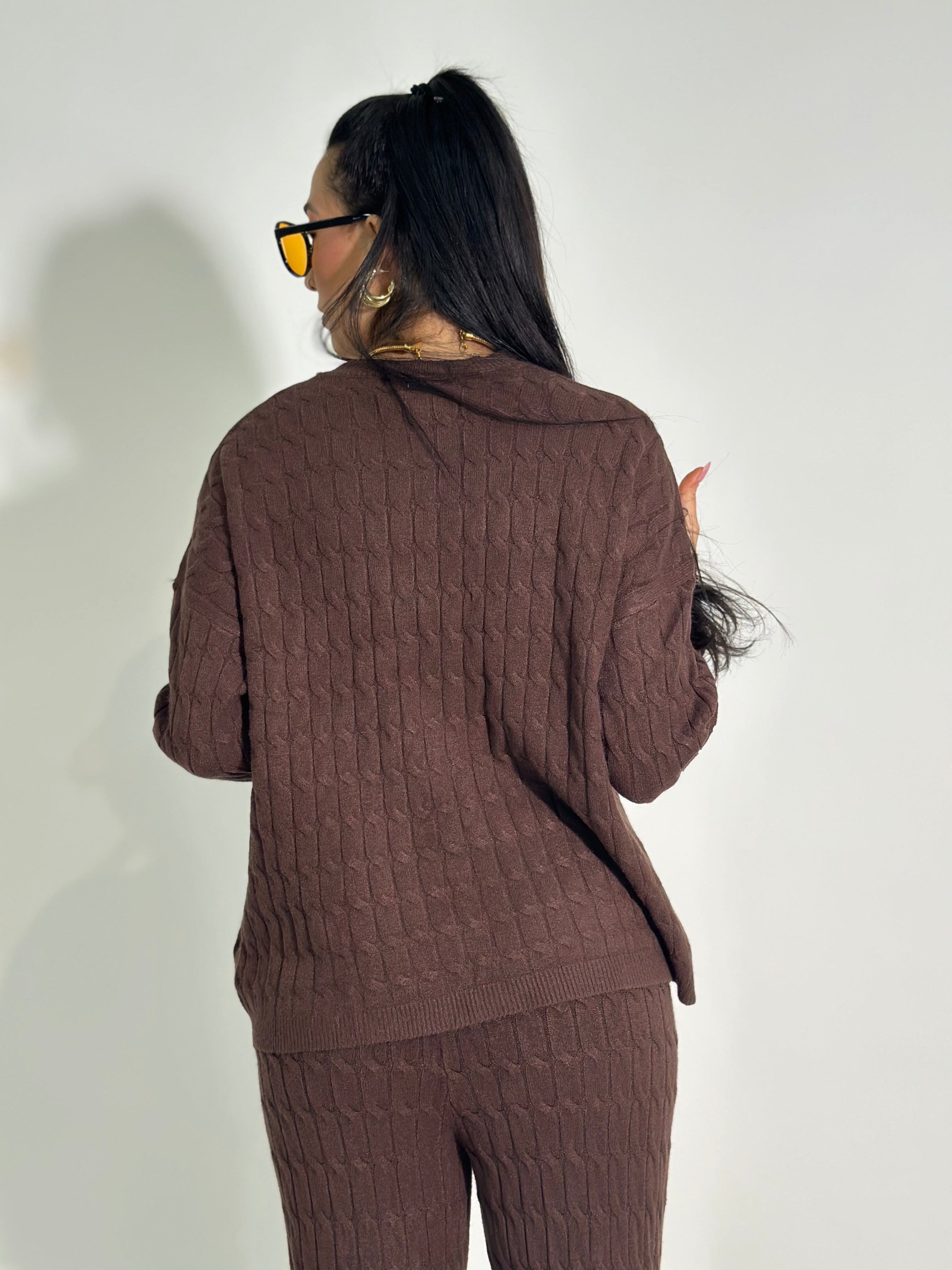 Completo maglia treccia QF9876 3+1 OMAGGIO