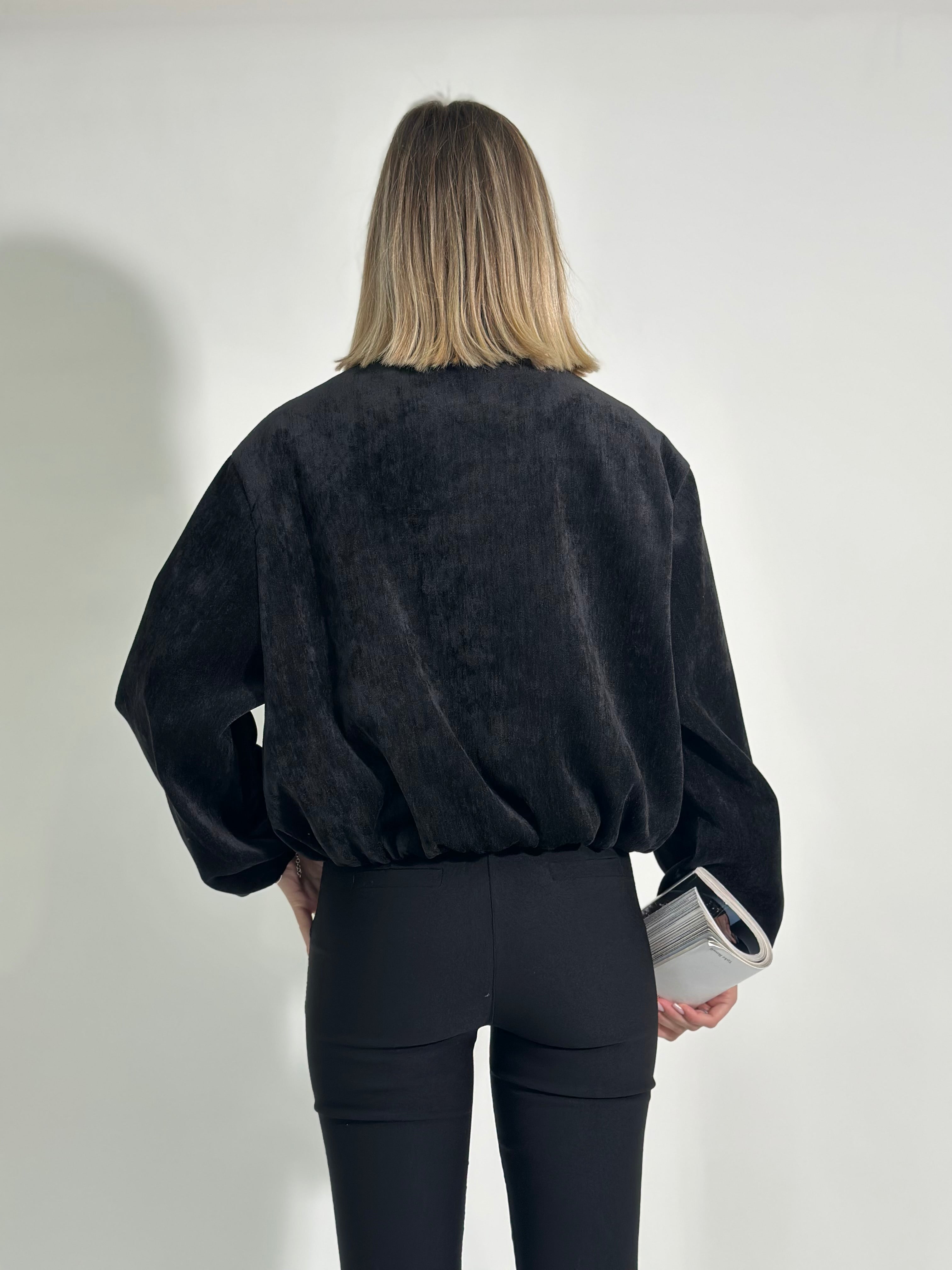 Giacca bomber 7852 NERO