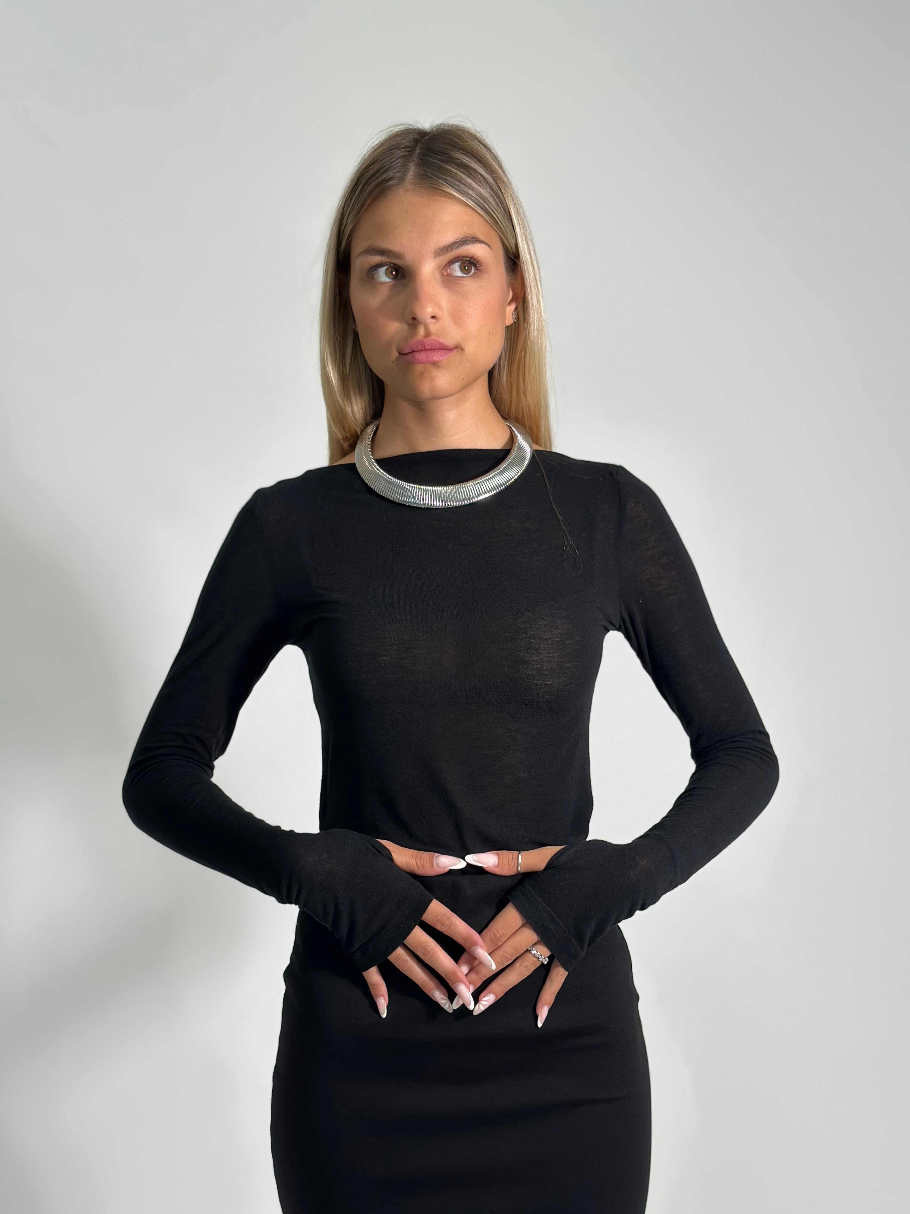 Maglia light LUMINA LD3555 NERO