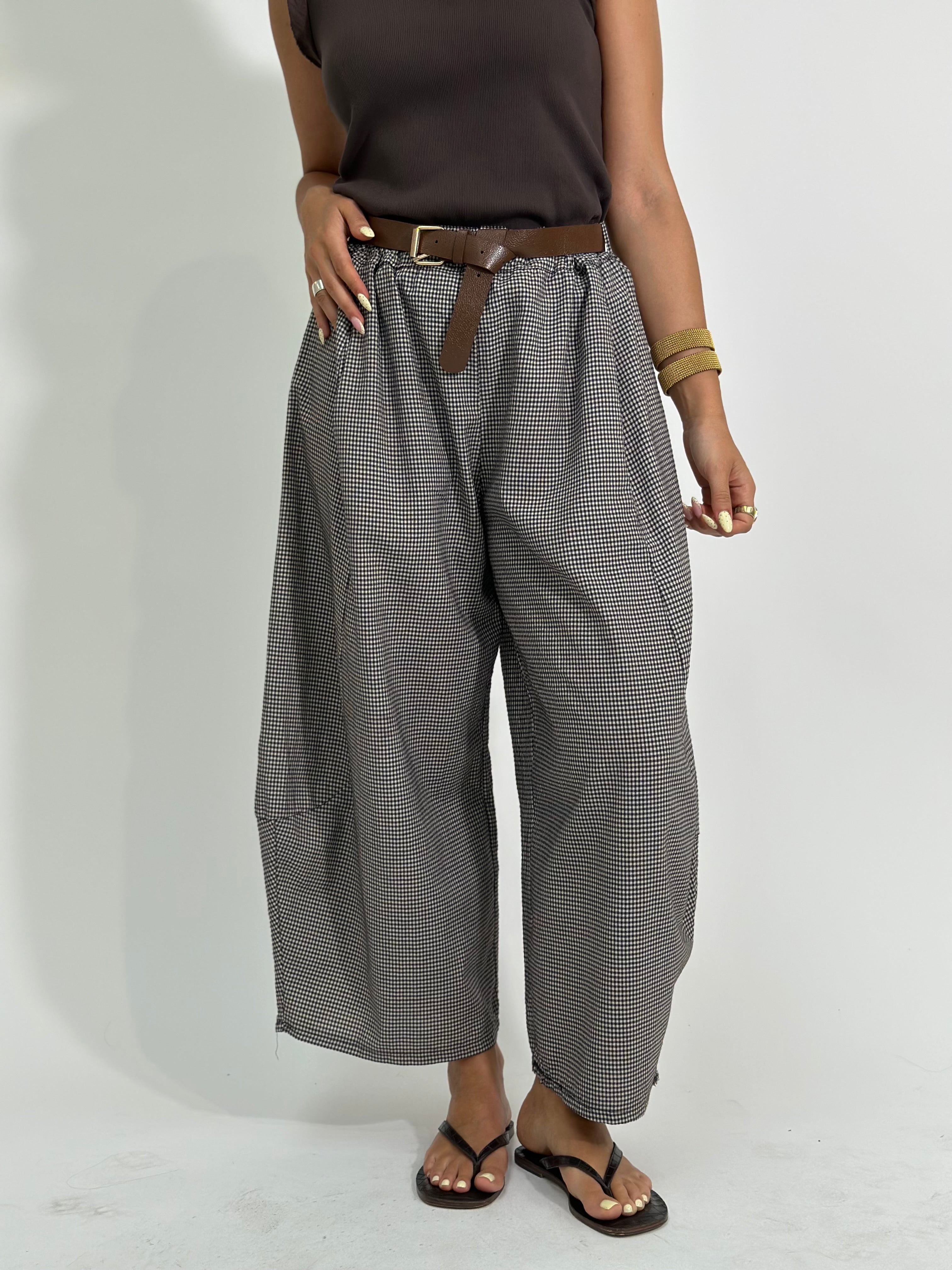Pantalone baloon Vichy 52056