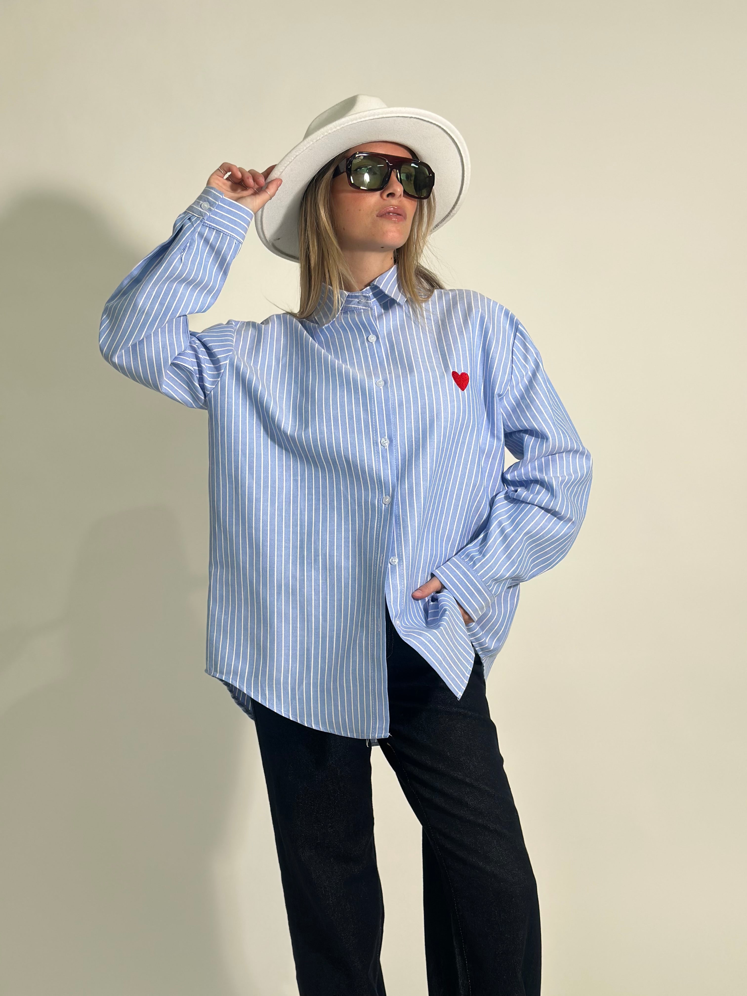 Camicia cuore 2463