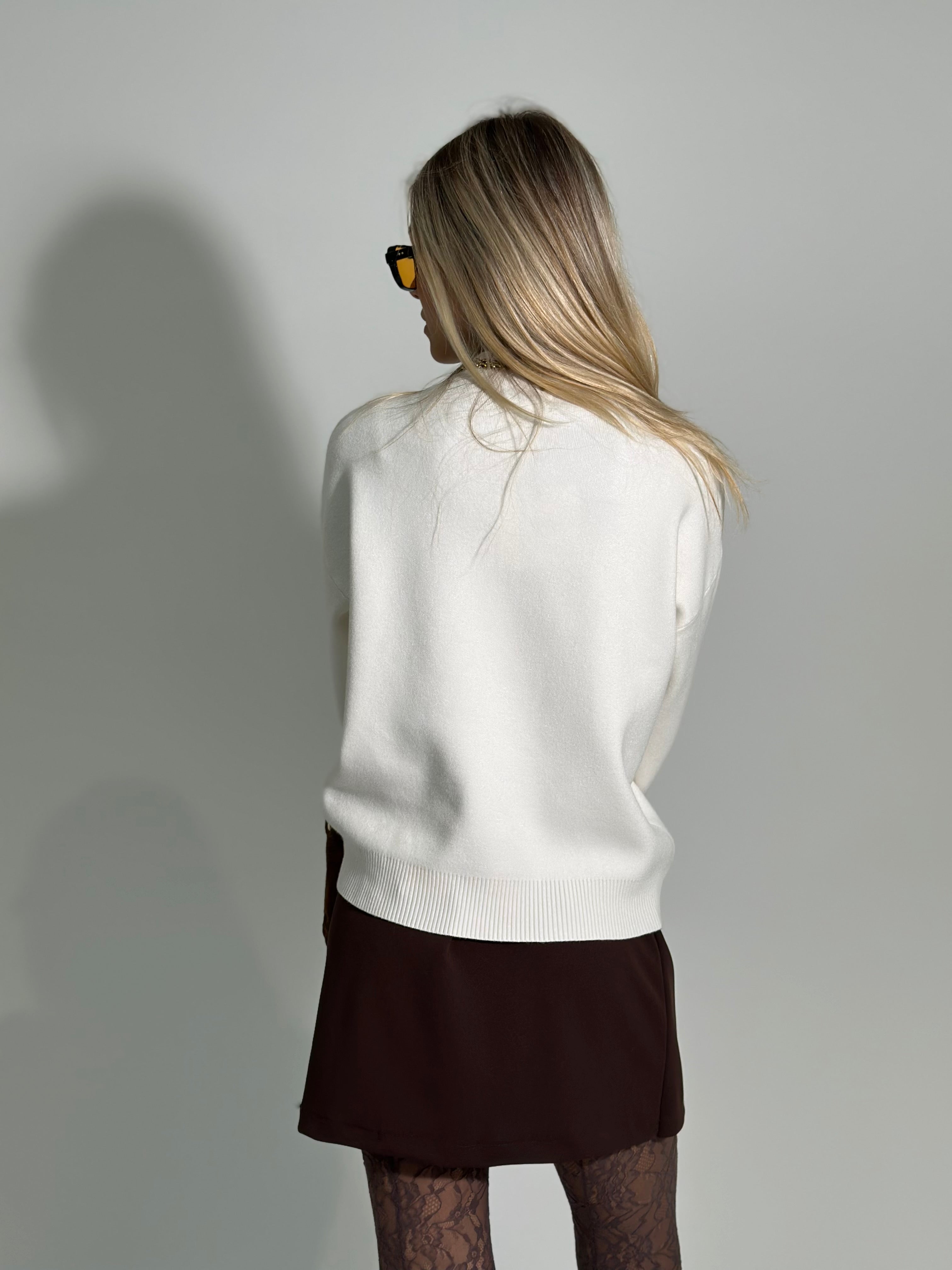 Maglia teddy sciarpa 8089