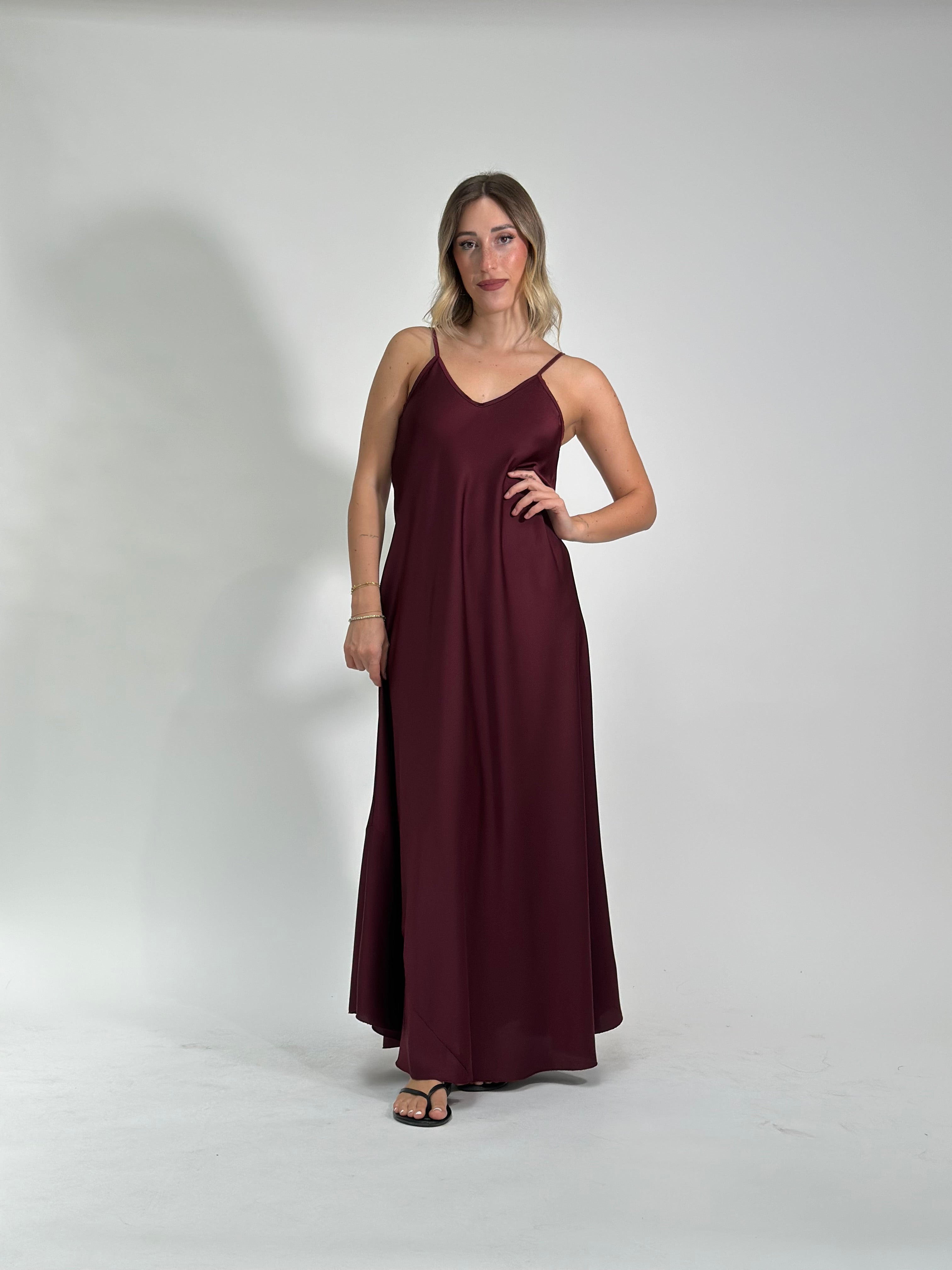 Abito sottoveste satin 2060