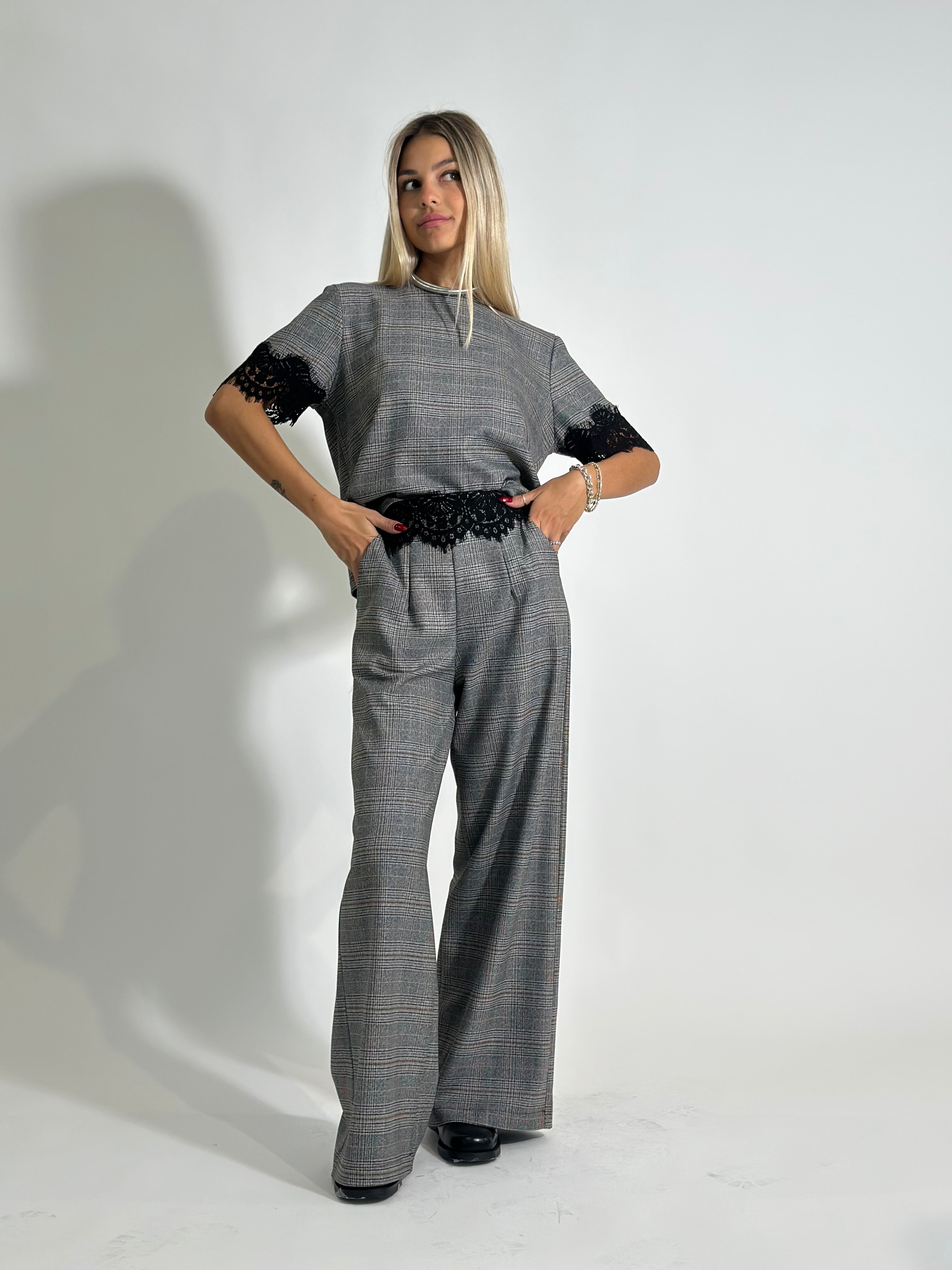 Completo madras 6753 GRIGIO