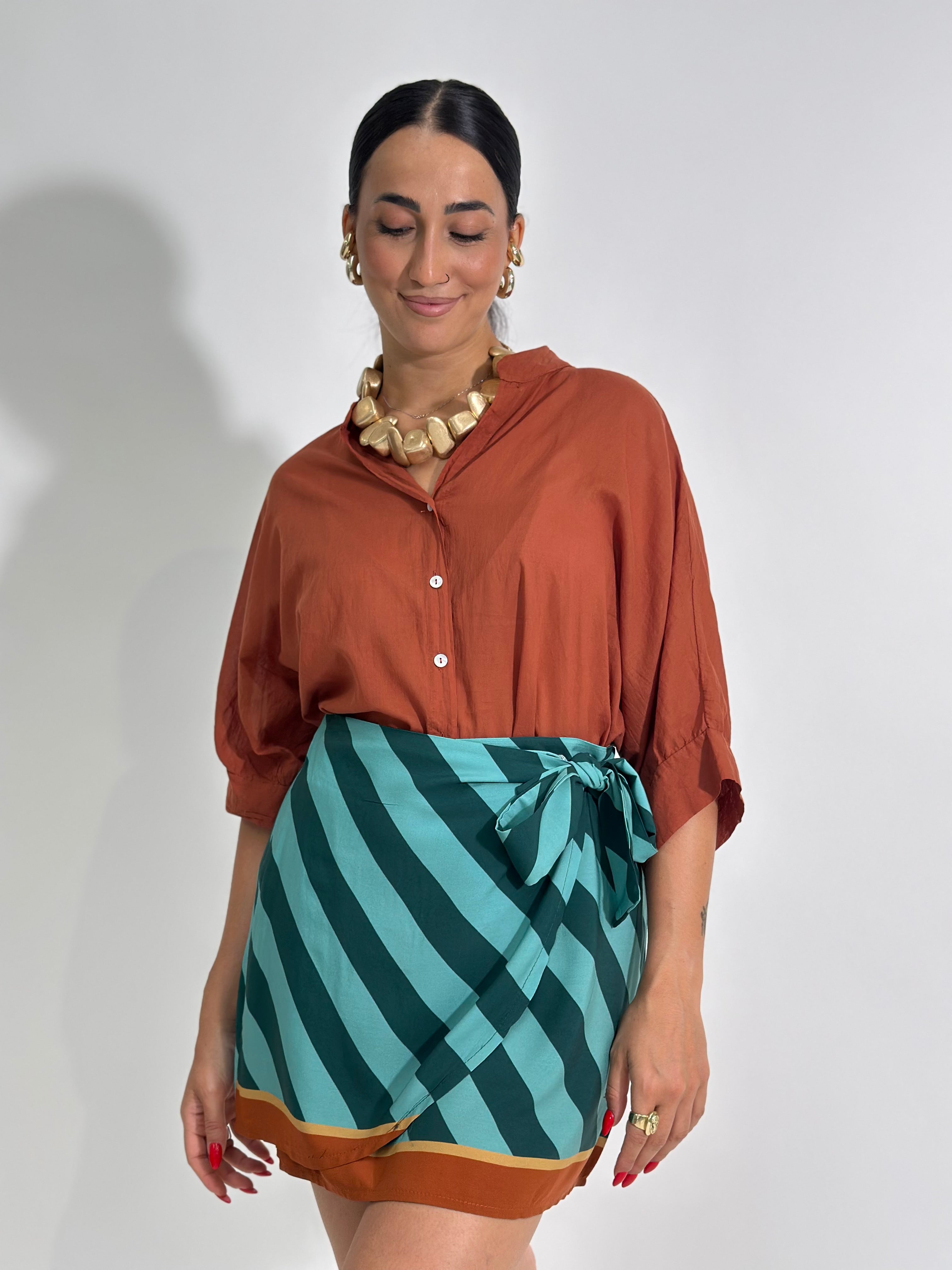 Gonna pareo corta RIGA 26271-R