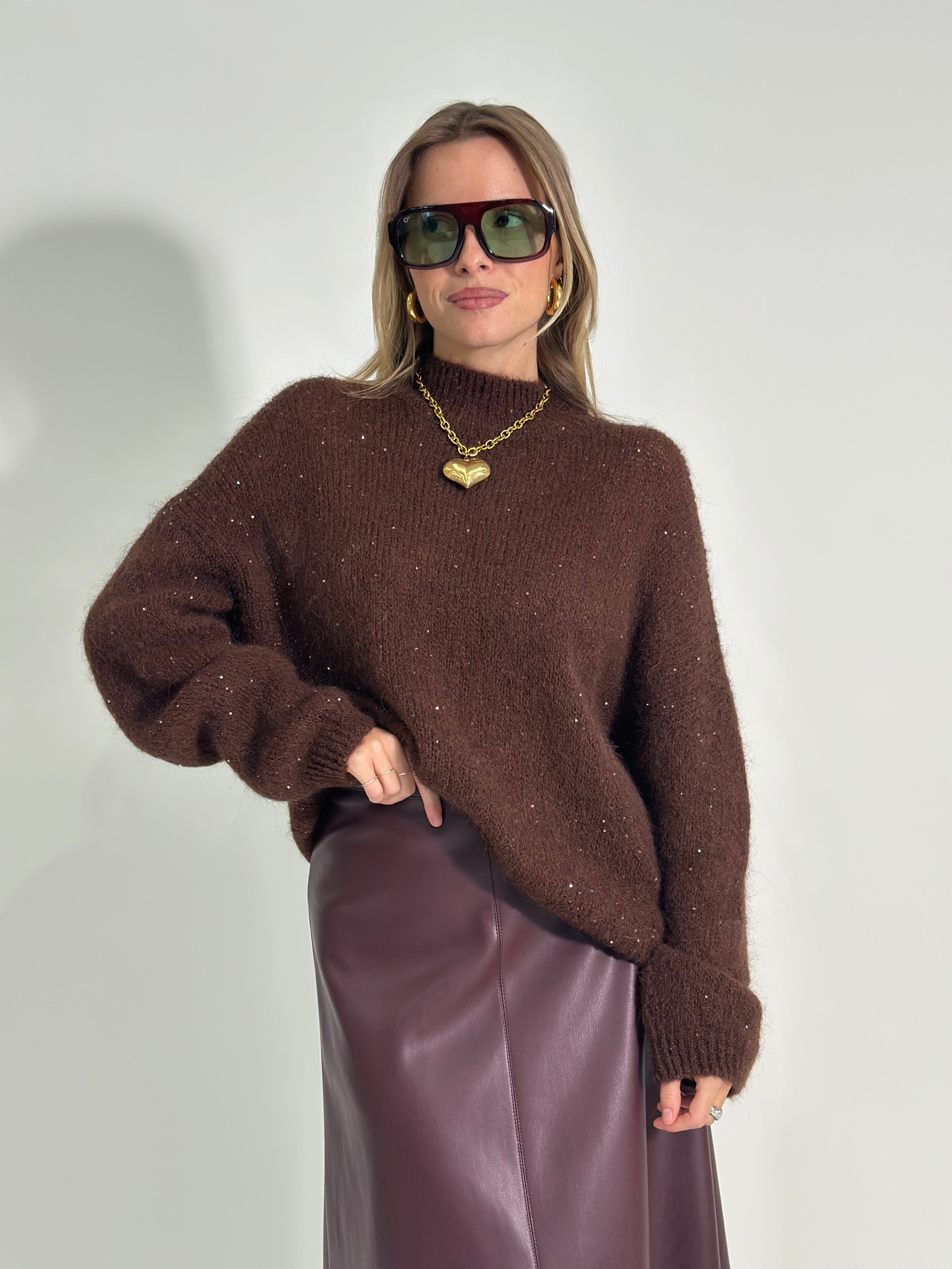 Maglia alpaca paillettes 7731