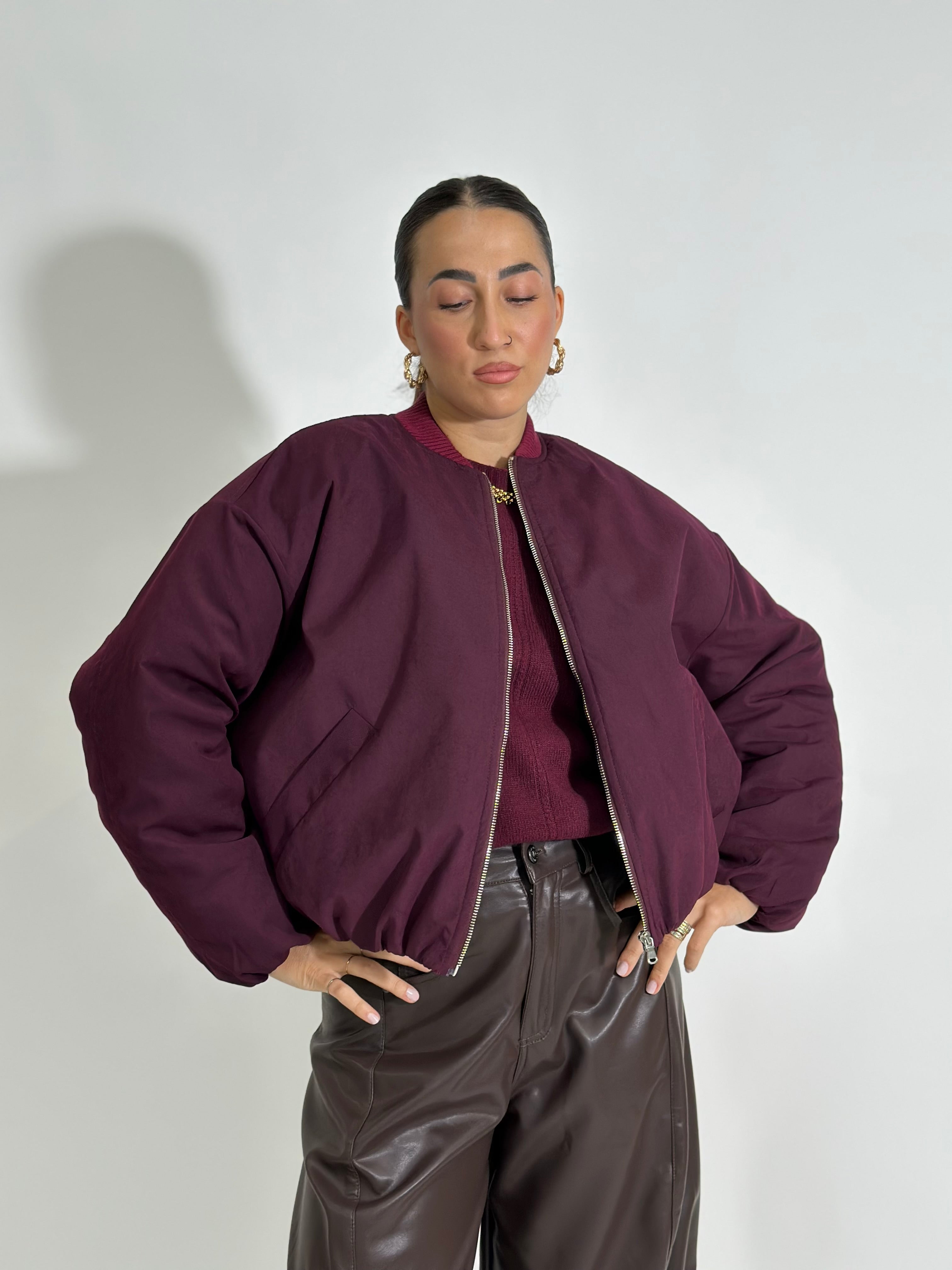 Bomber L9402 BURGUNDY