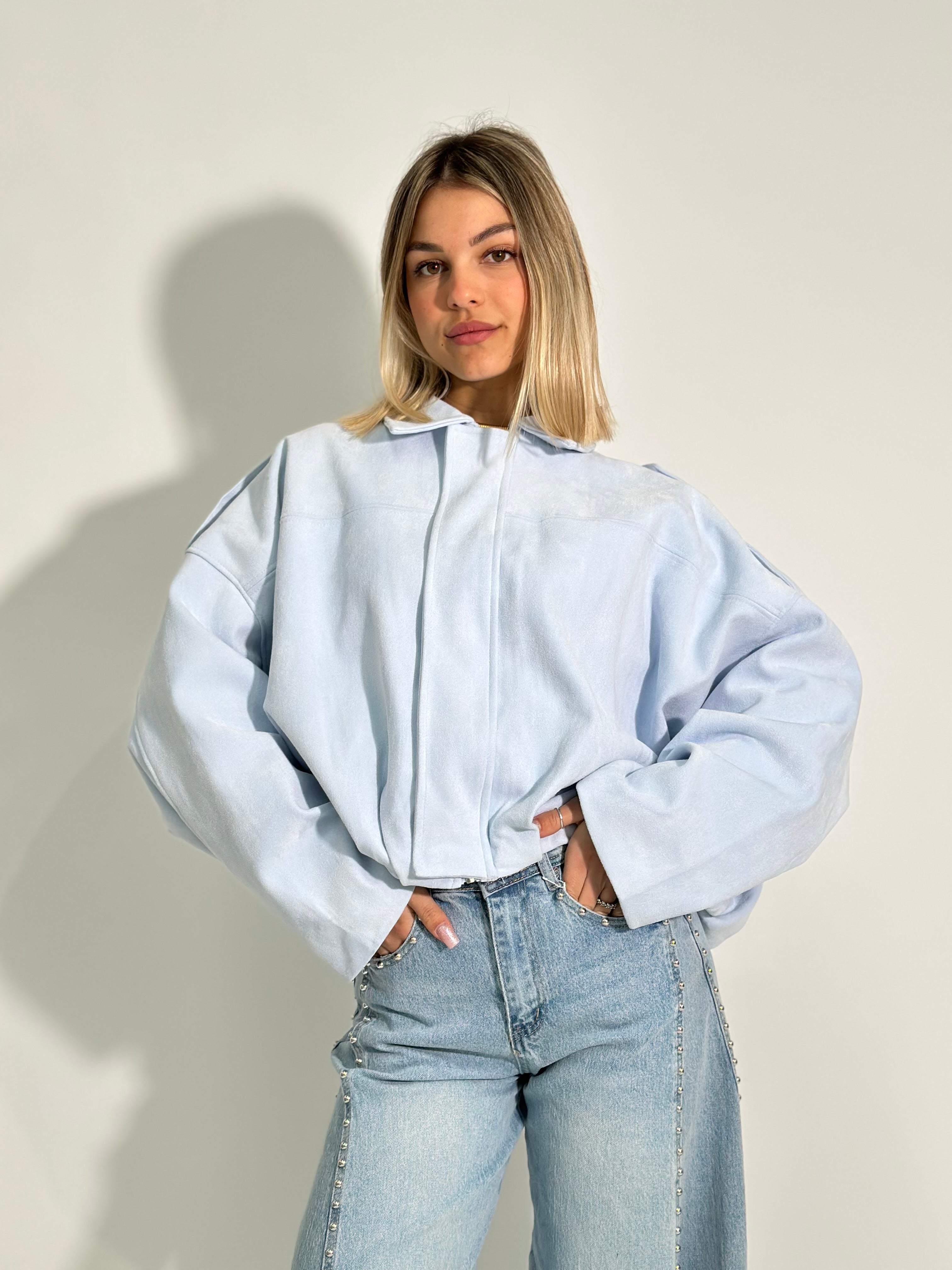 Bomber effetto scamosciato 20136