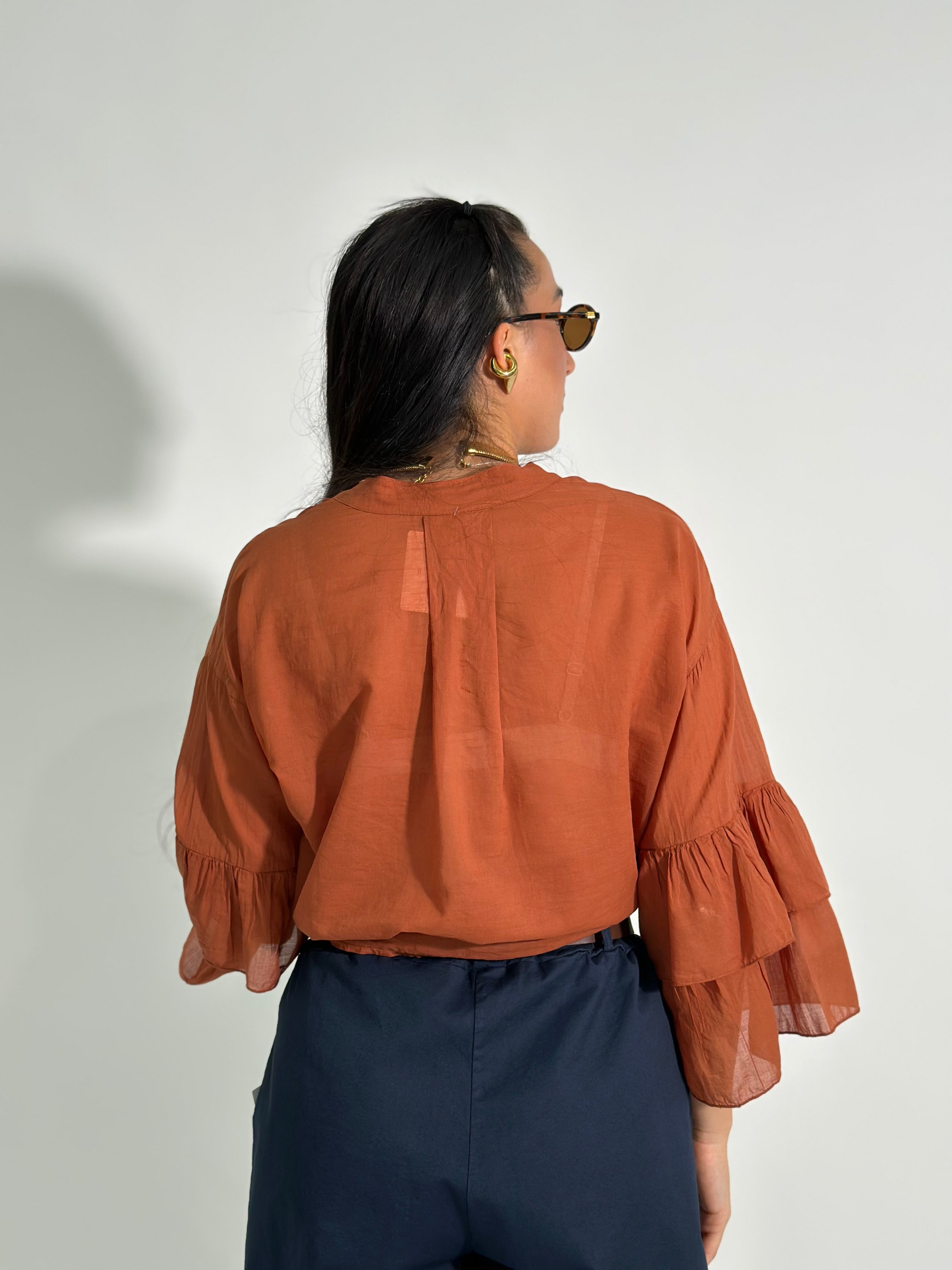 Camicia balze 5304