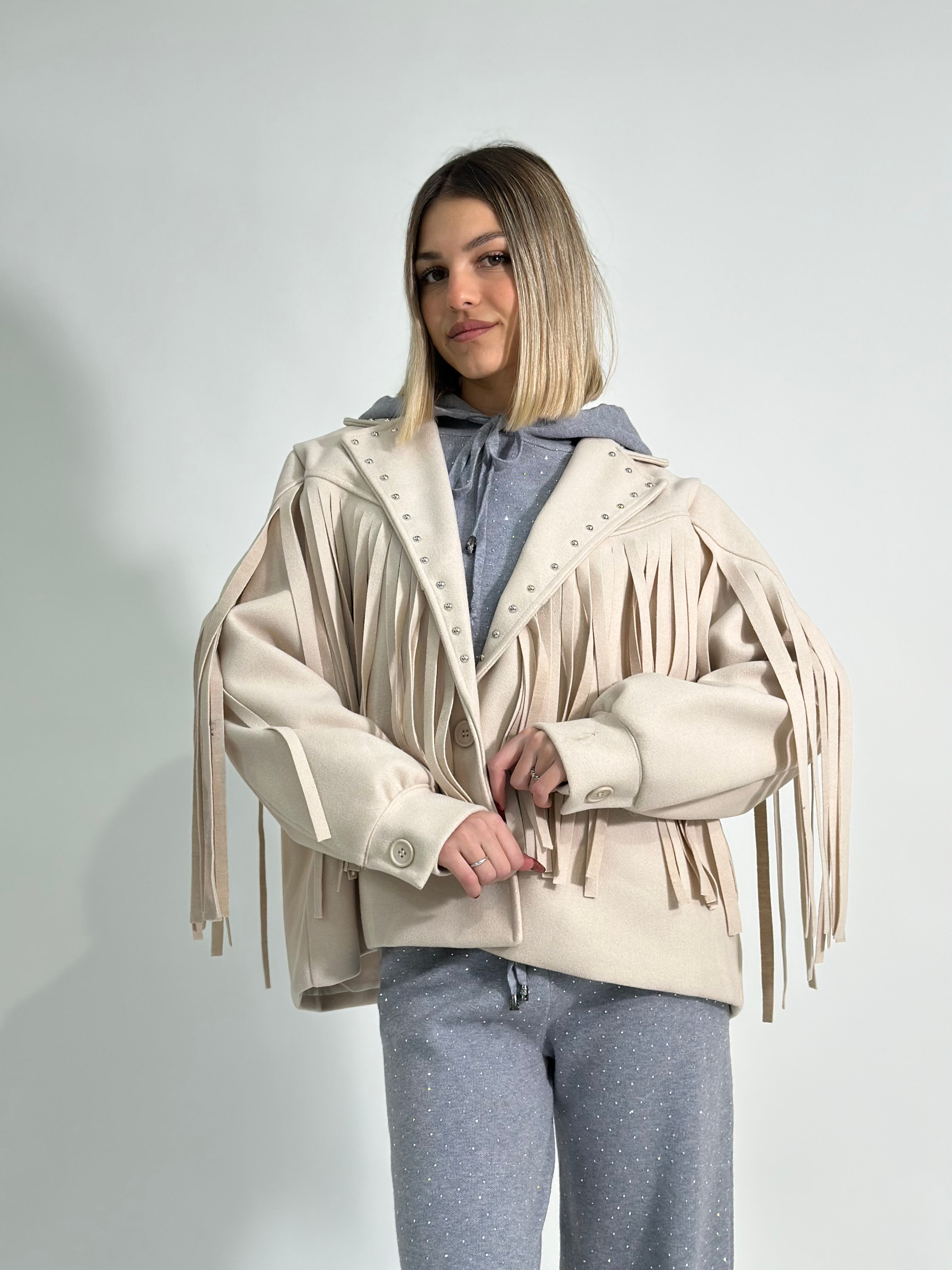 Giacca frange A11944