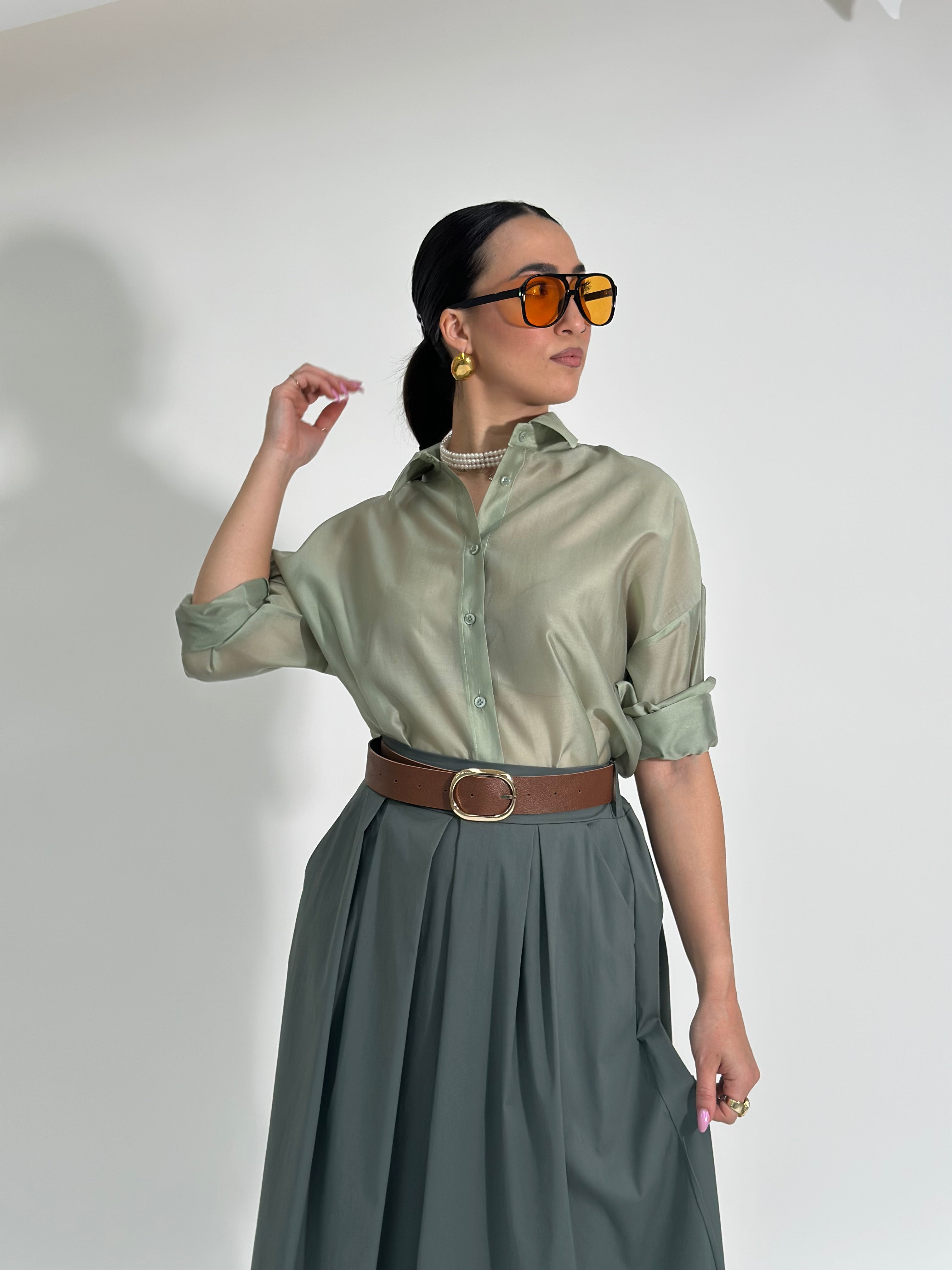 Camicia leggera 5329 VERDE