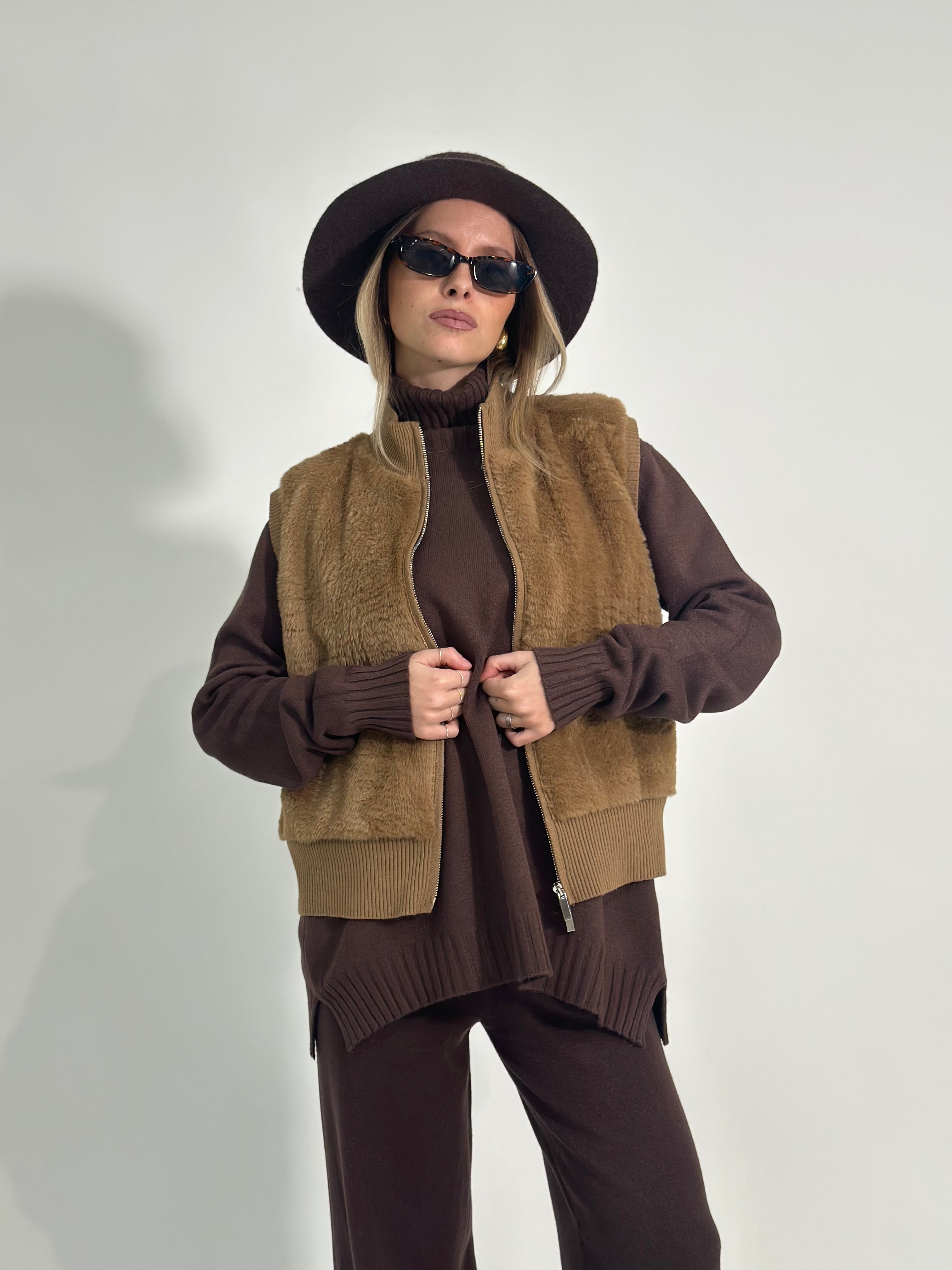 Gilet pelliccia E236