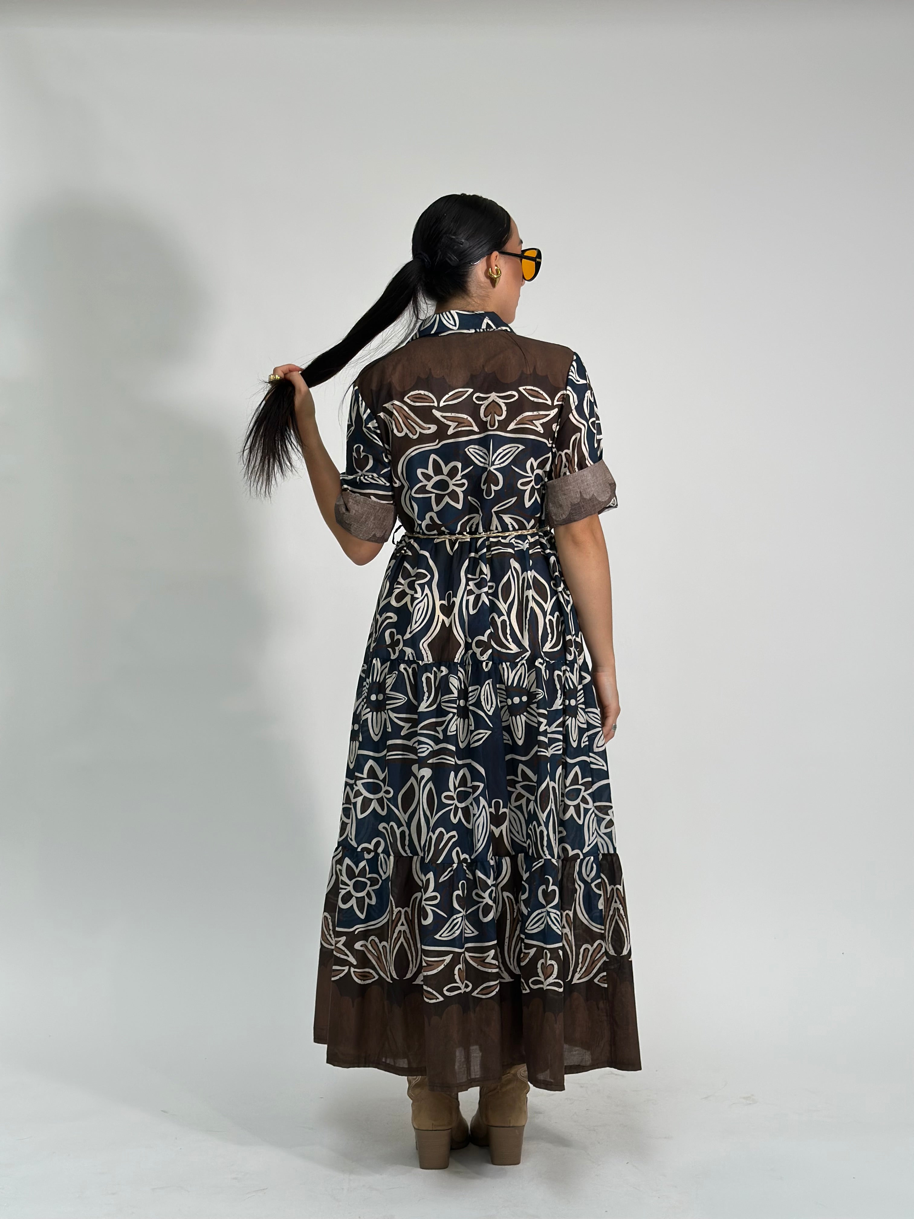 Abito fantasy 21180 BLU