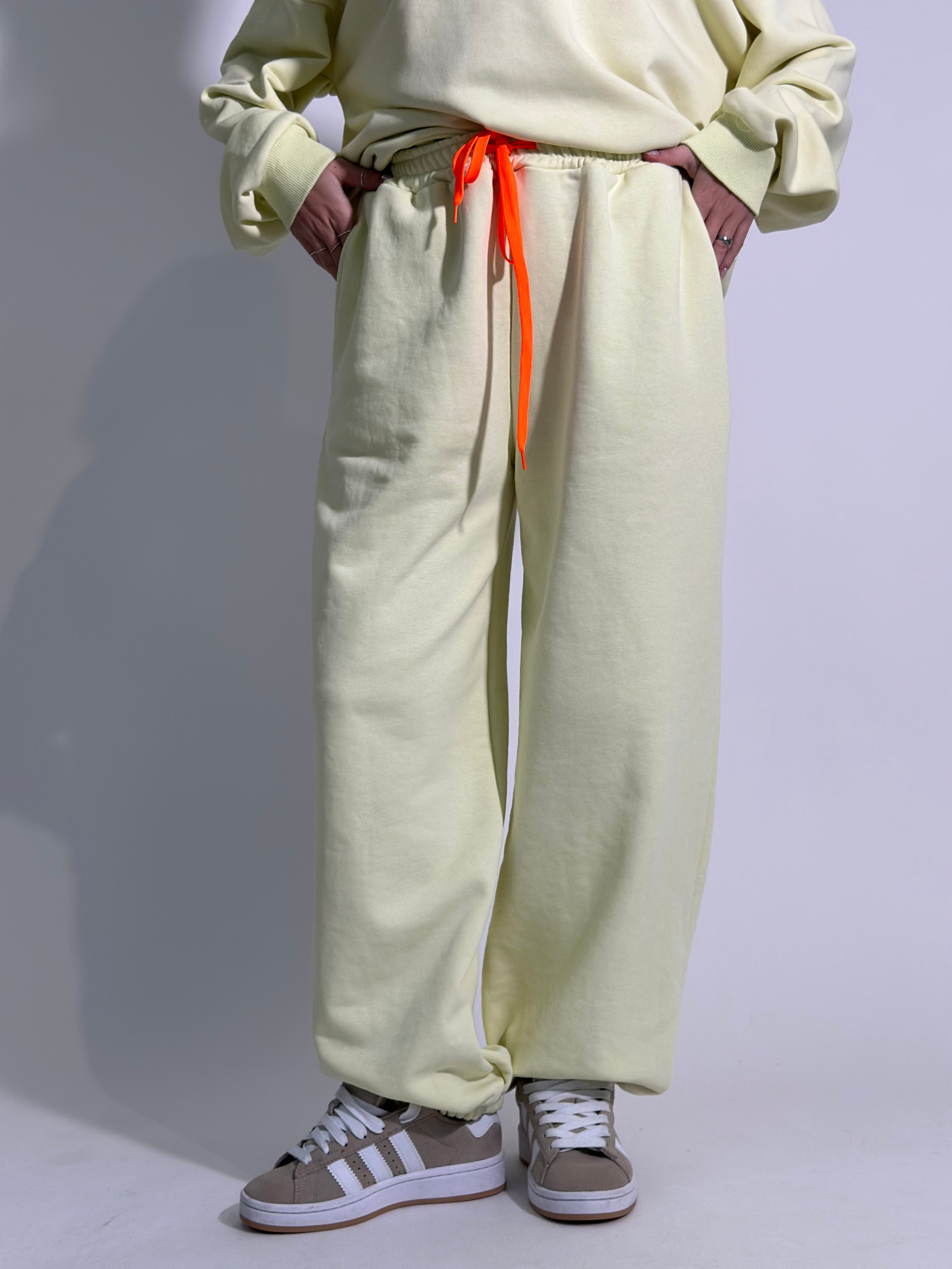 Pantalone felpa coulisse fluo 0058