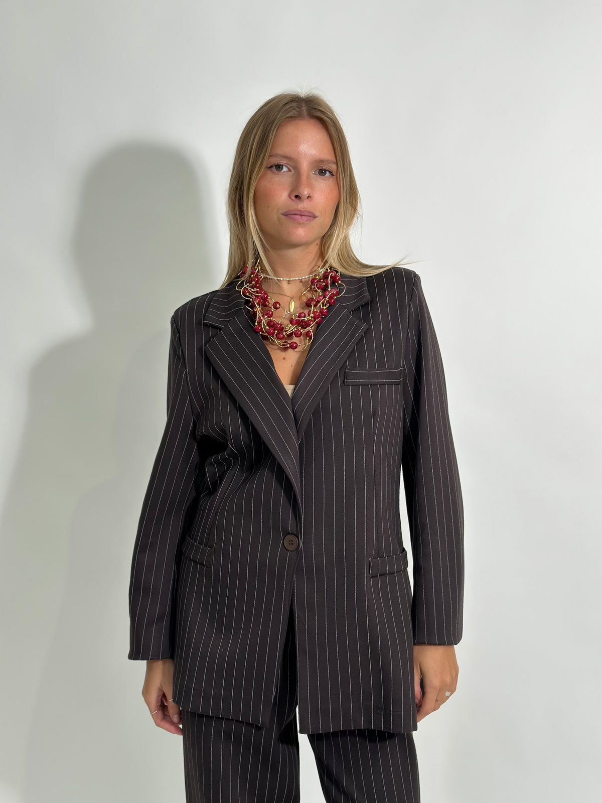 Tailleur gessato punto milano 29010