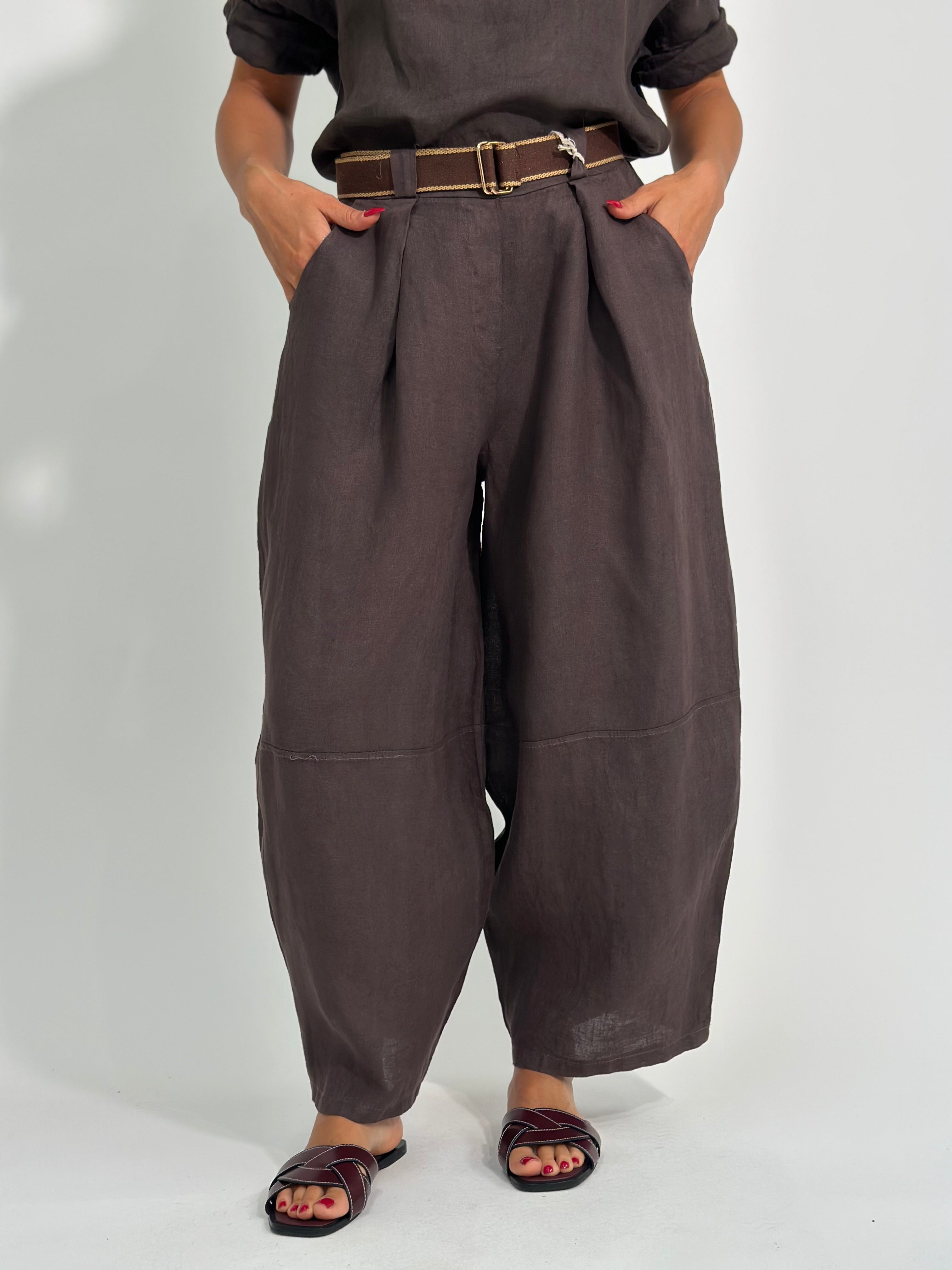 Pantalone lino baloon 5159