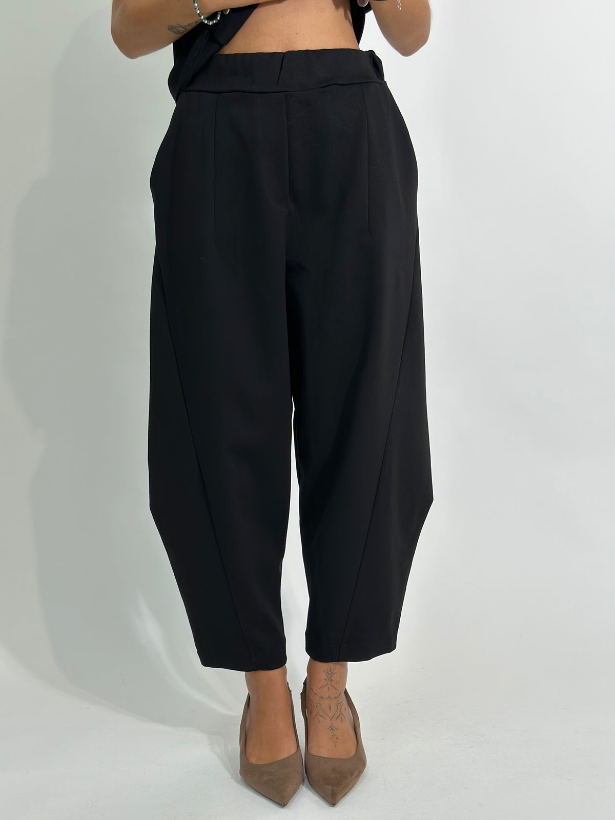 Pantalone baloon punto milano 9516