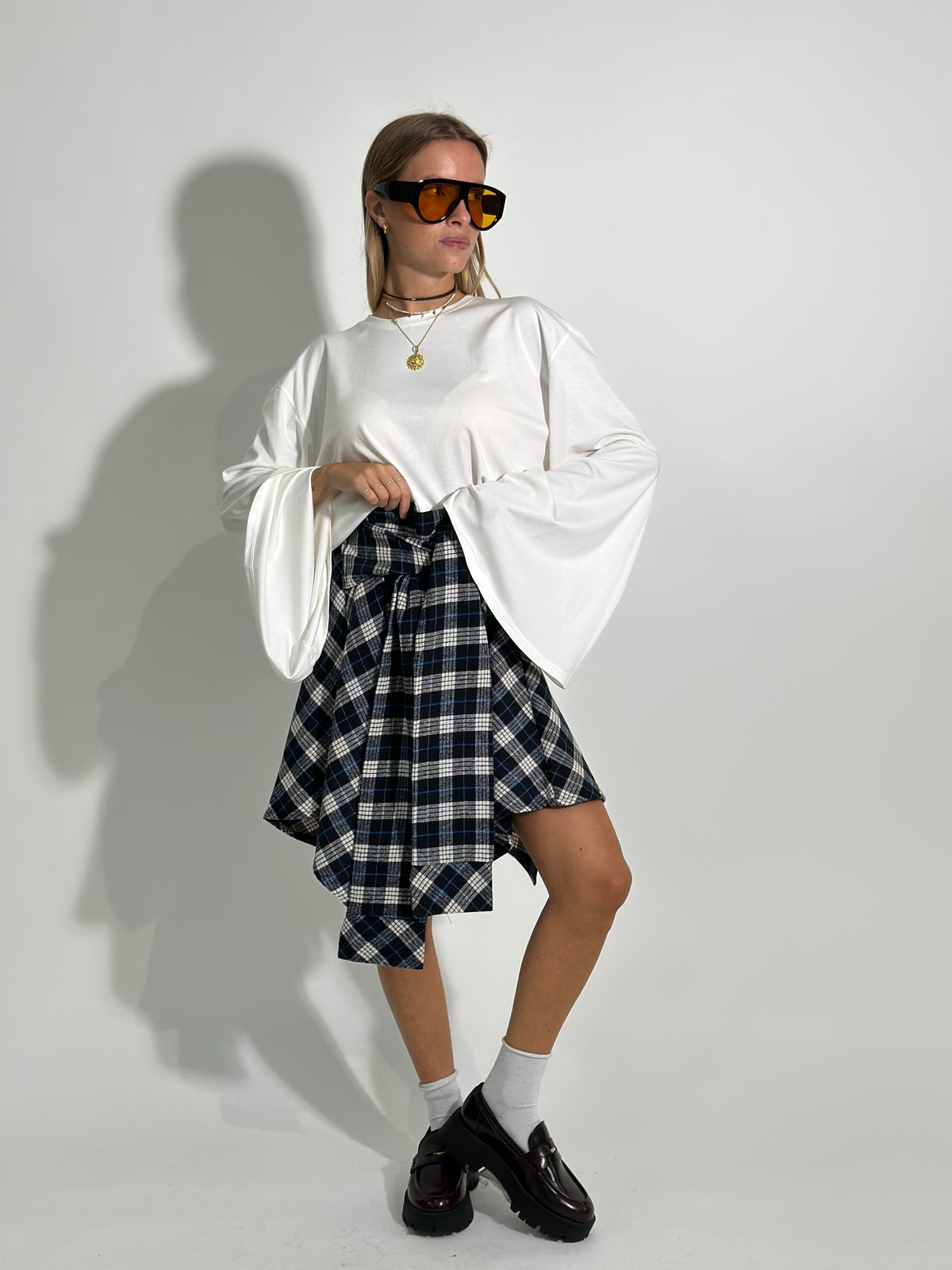 Gonna camicia 2988 BLU