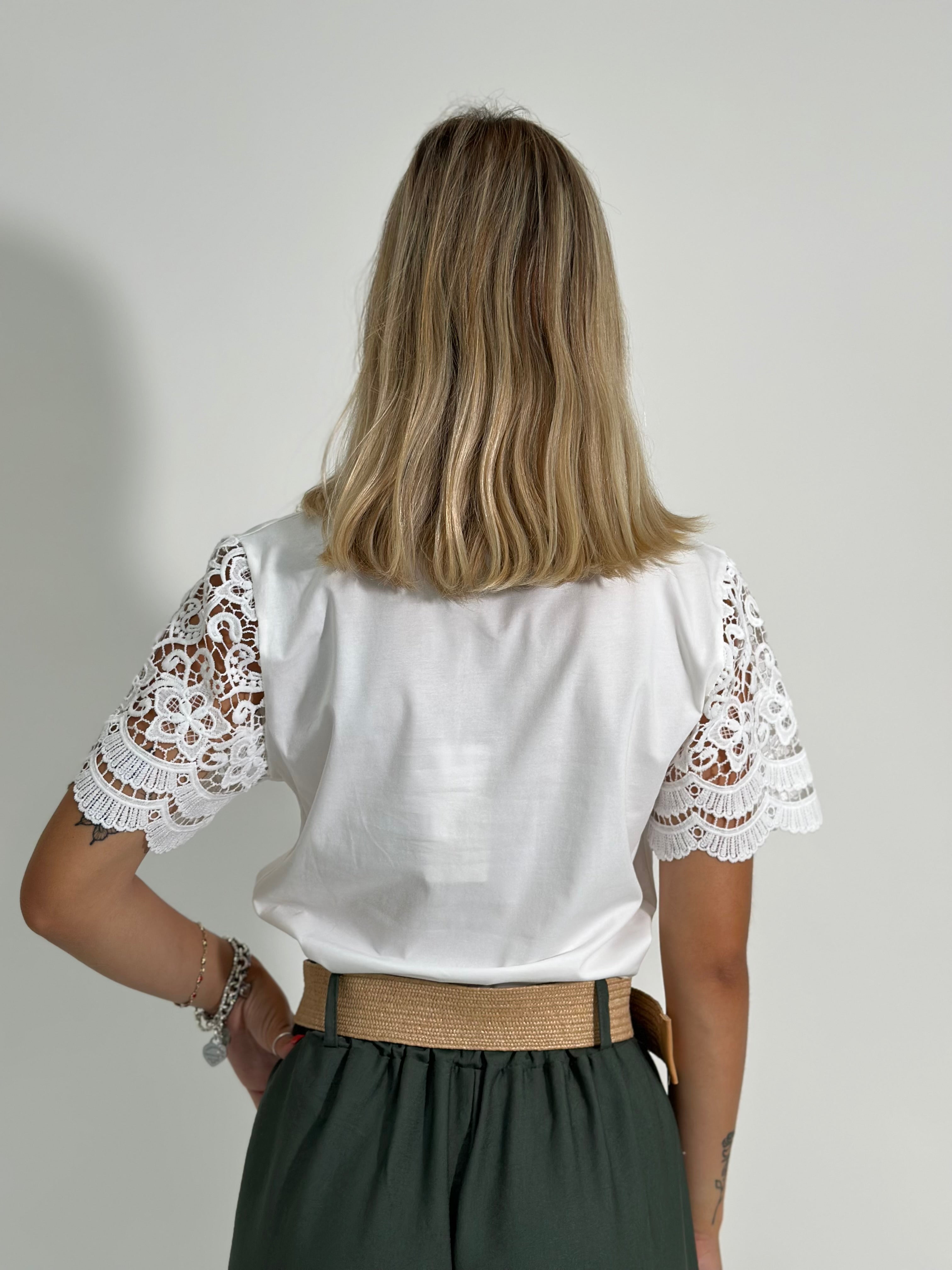 T-shirt crochet J58