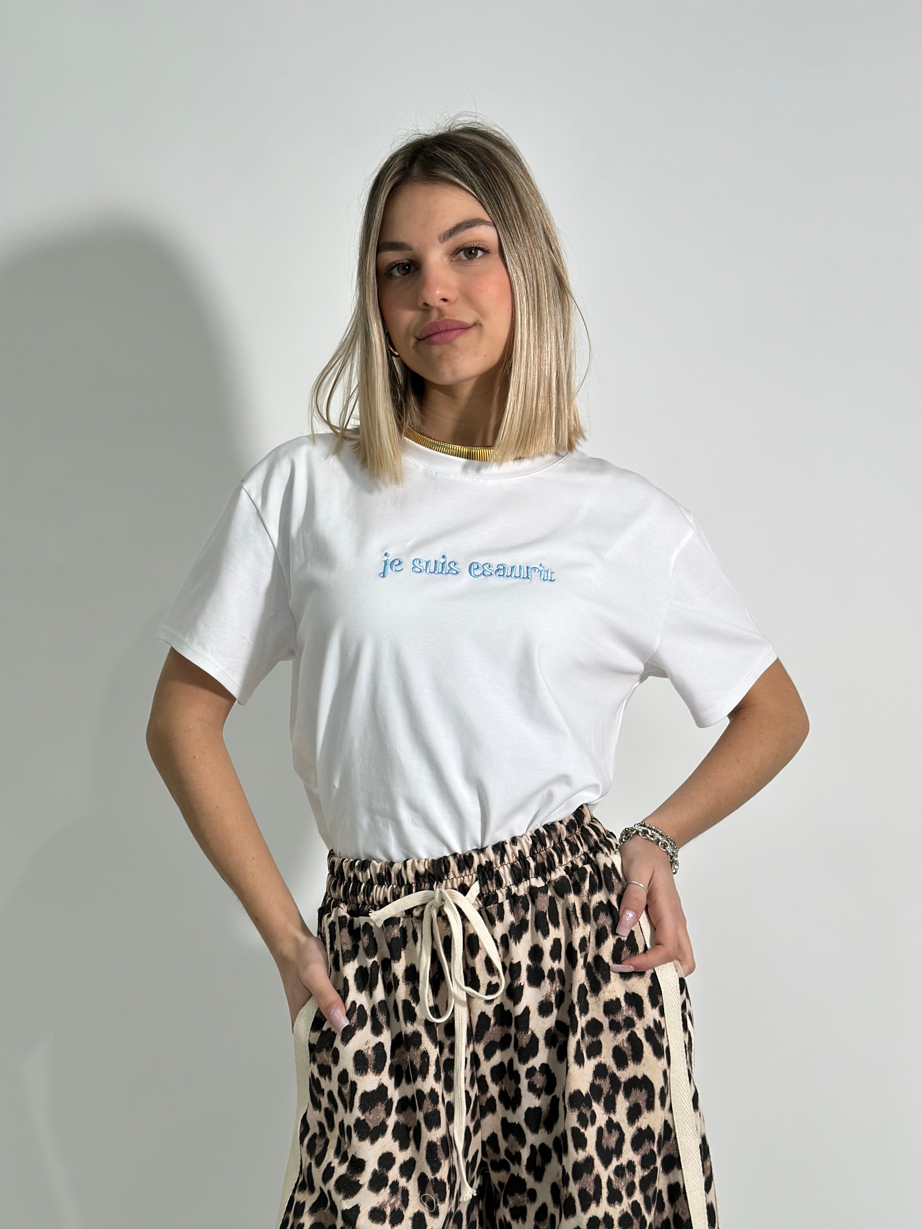 T-shirt "je suis esaurit" 301-8 PROMO 3+1 OMAGGIO