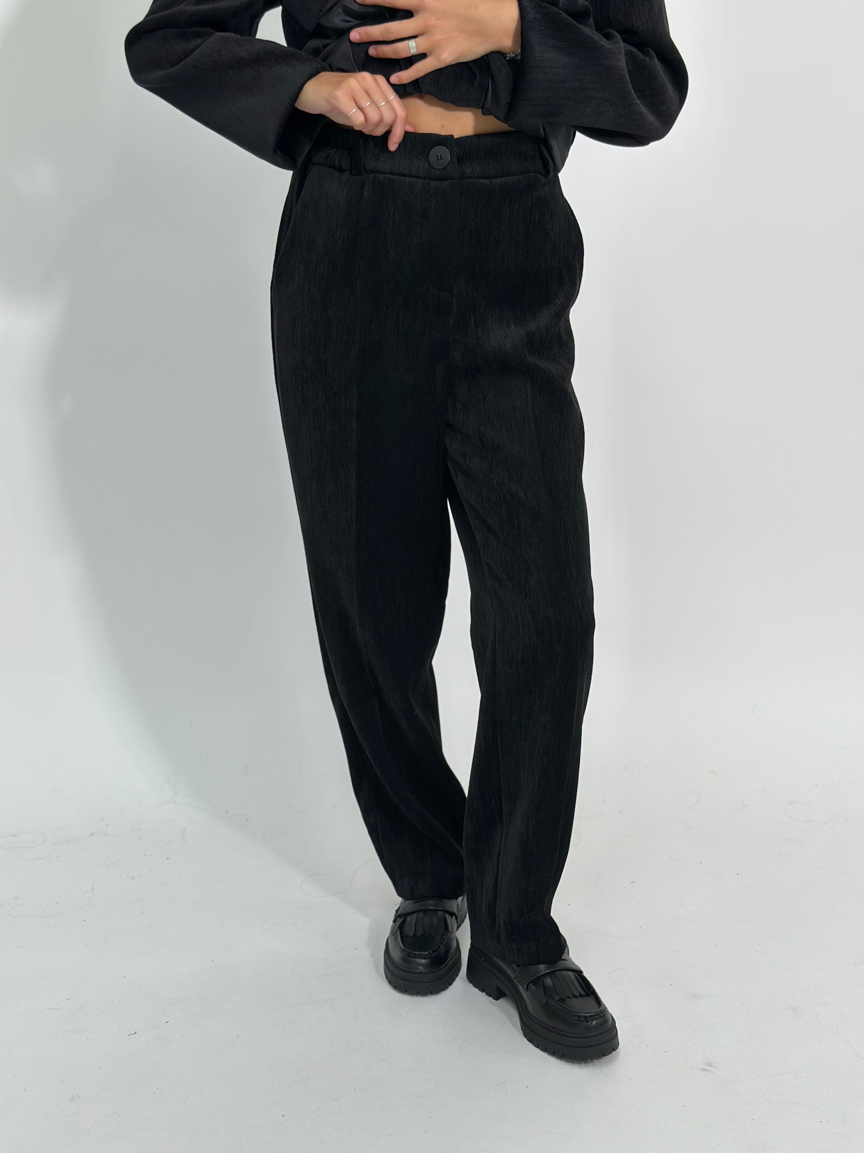 Pantalone velour 5188 NERO