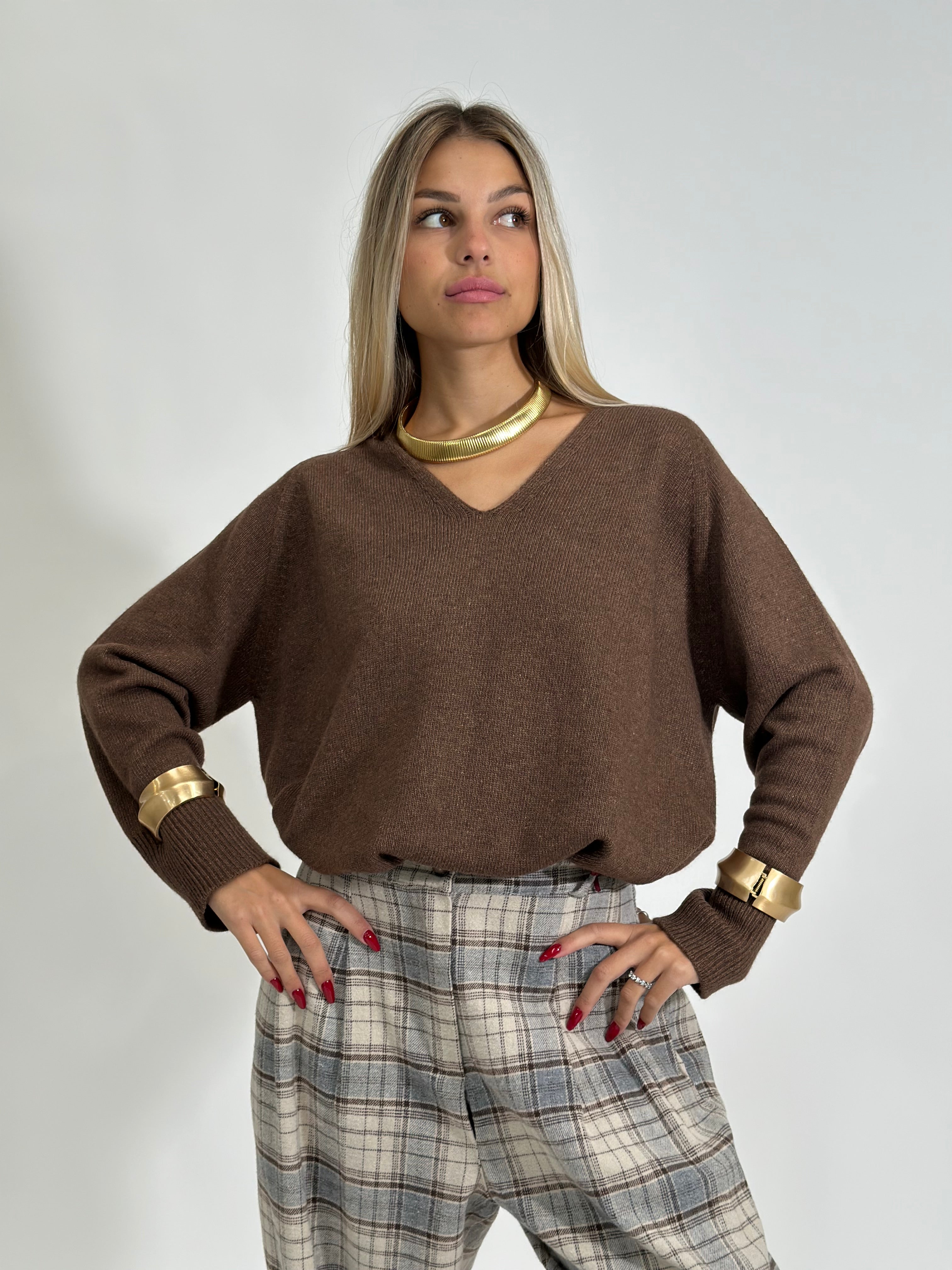 Maglia Cashmere 6617 MORO