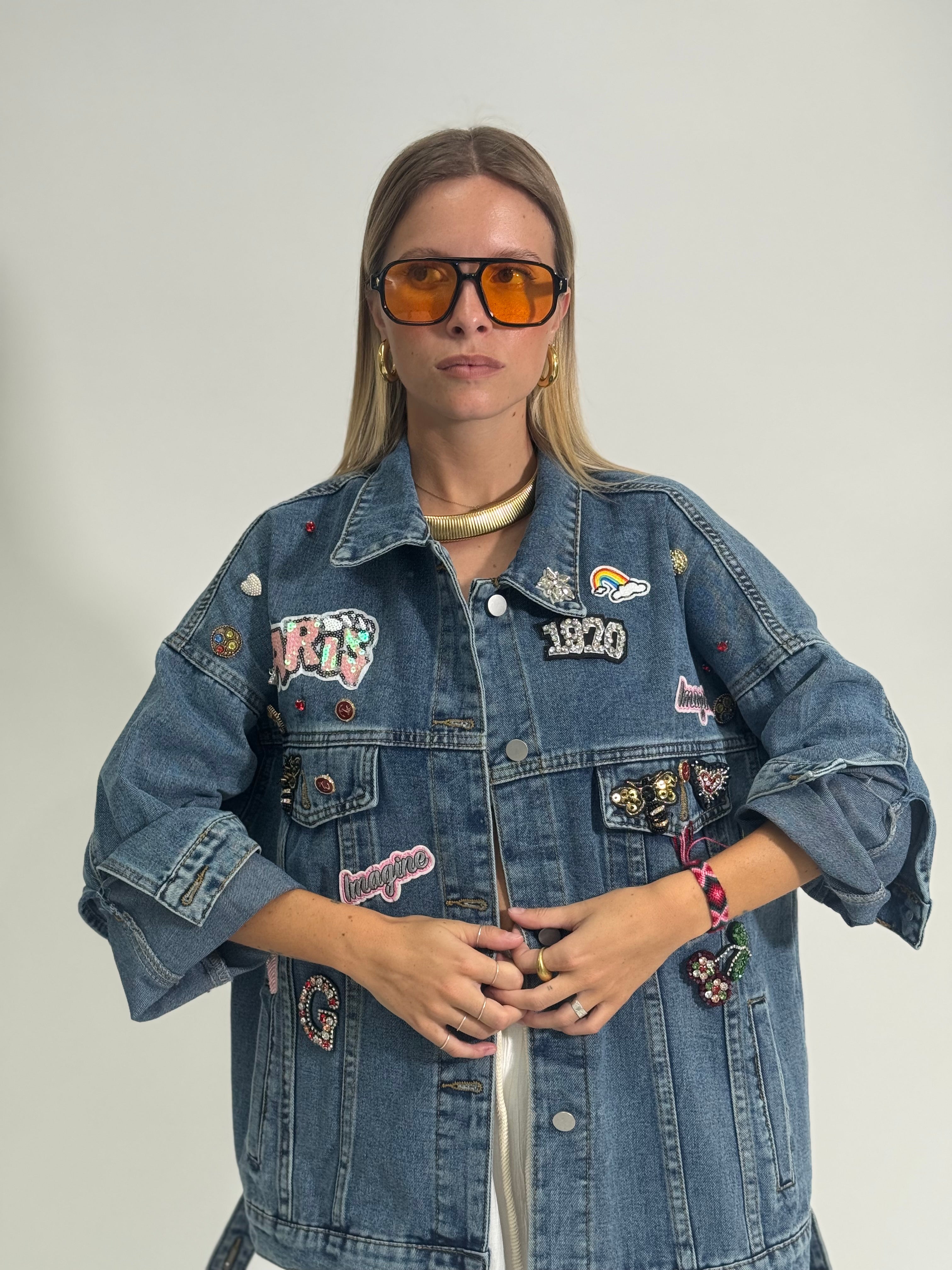 Giacca in denim over SL033